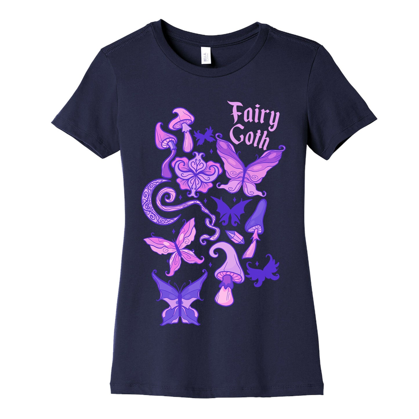 Fairy Goth Pattern Women's Cotton Tee