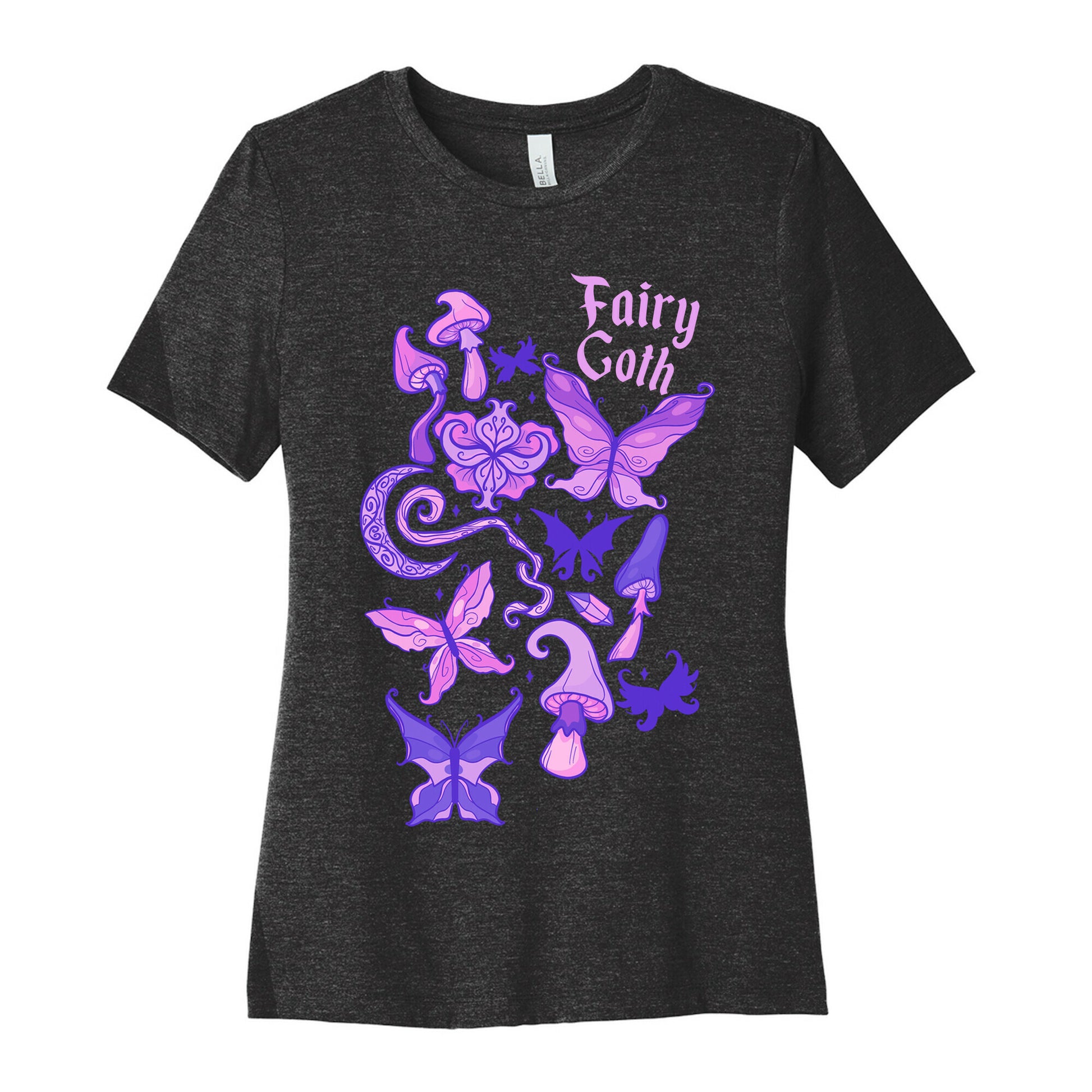 Fairy Goth Pattern Women's Cotton Tee