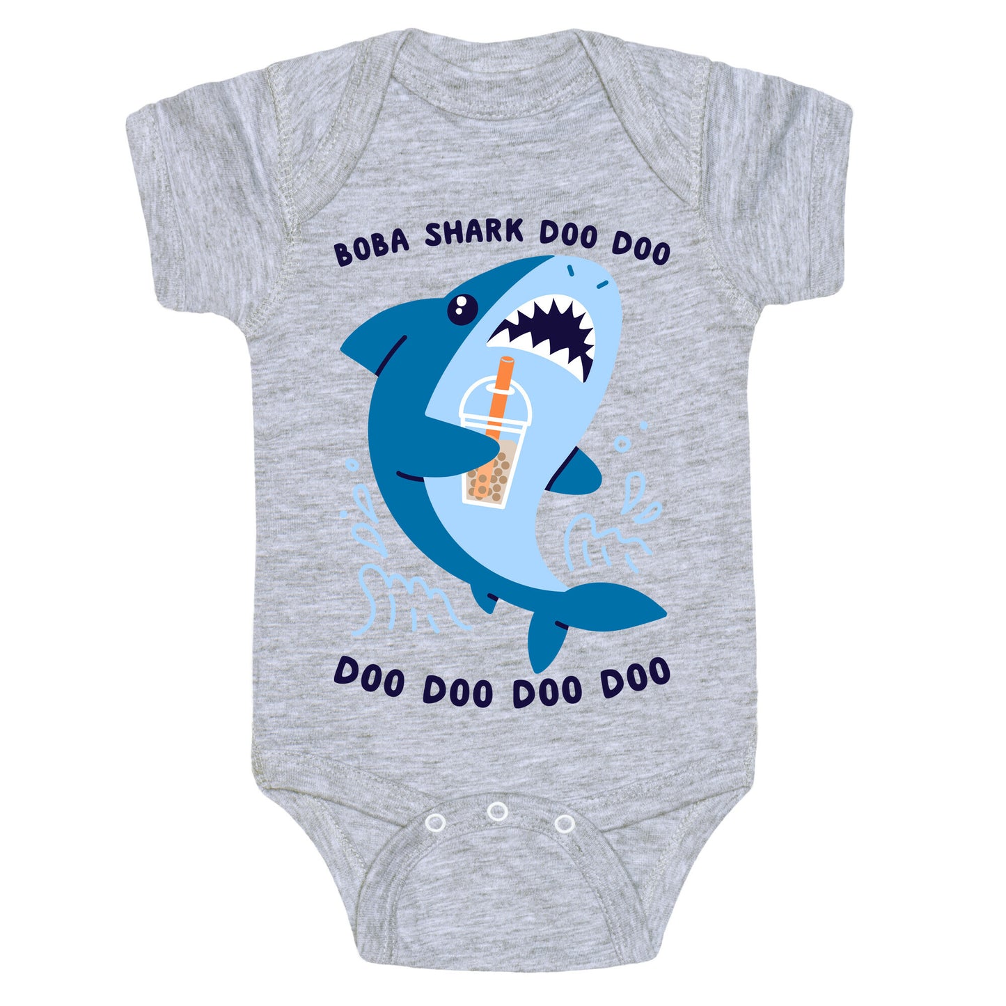 Boba Shark Baby One Piece