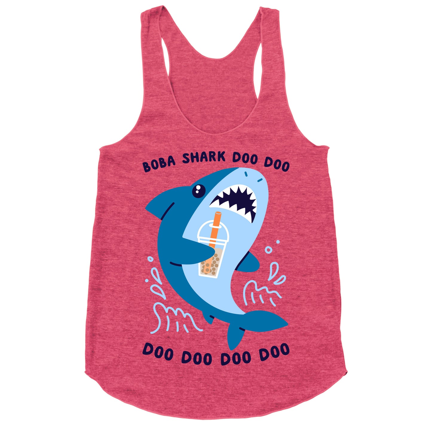 Boba Shark Racerback Tank
