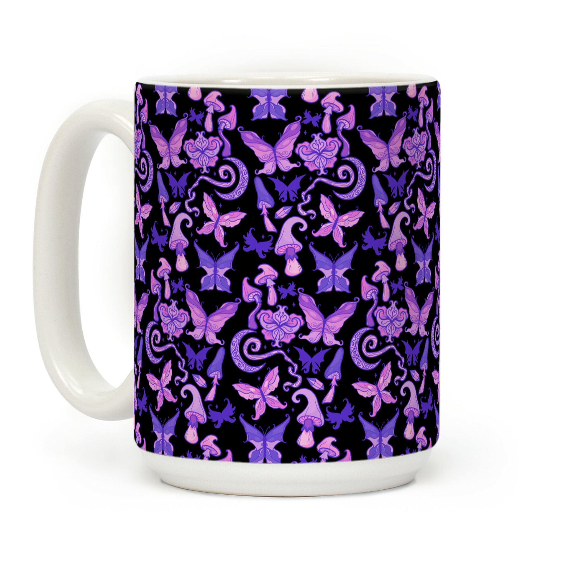 Fairy Goth Pattern Coffee Mug