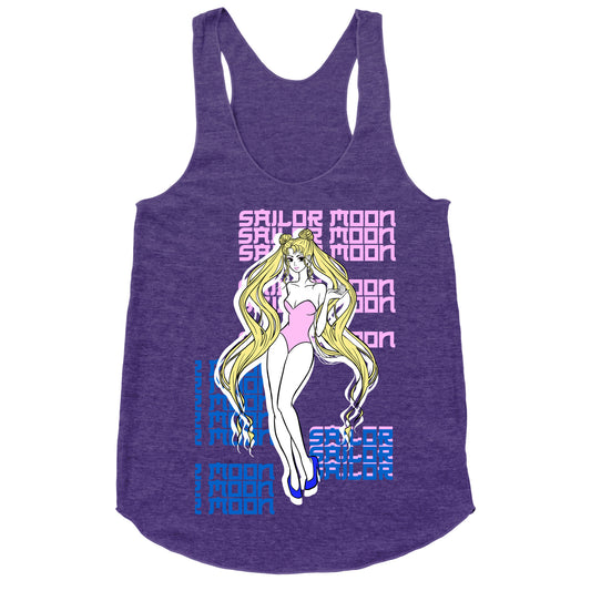 Pin Up Sailor Moon Racerback Tank