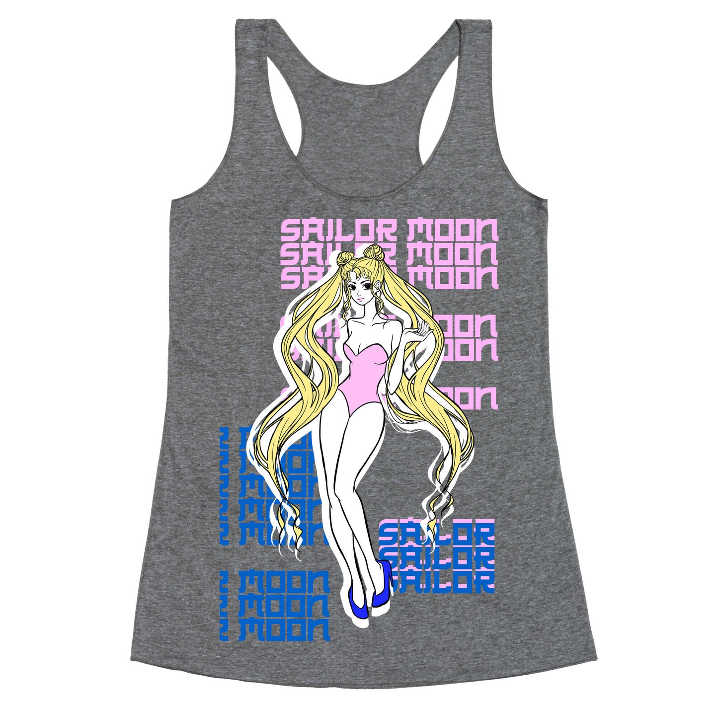 Pin Up Sailor Moon Racerback Tank