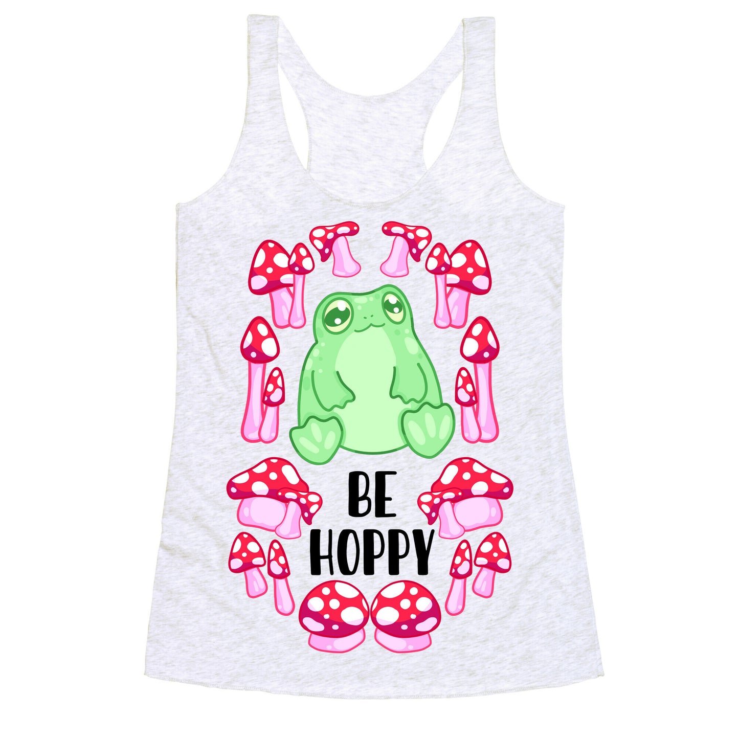 Be Hoppy Frog Racerback Tank
