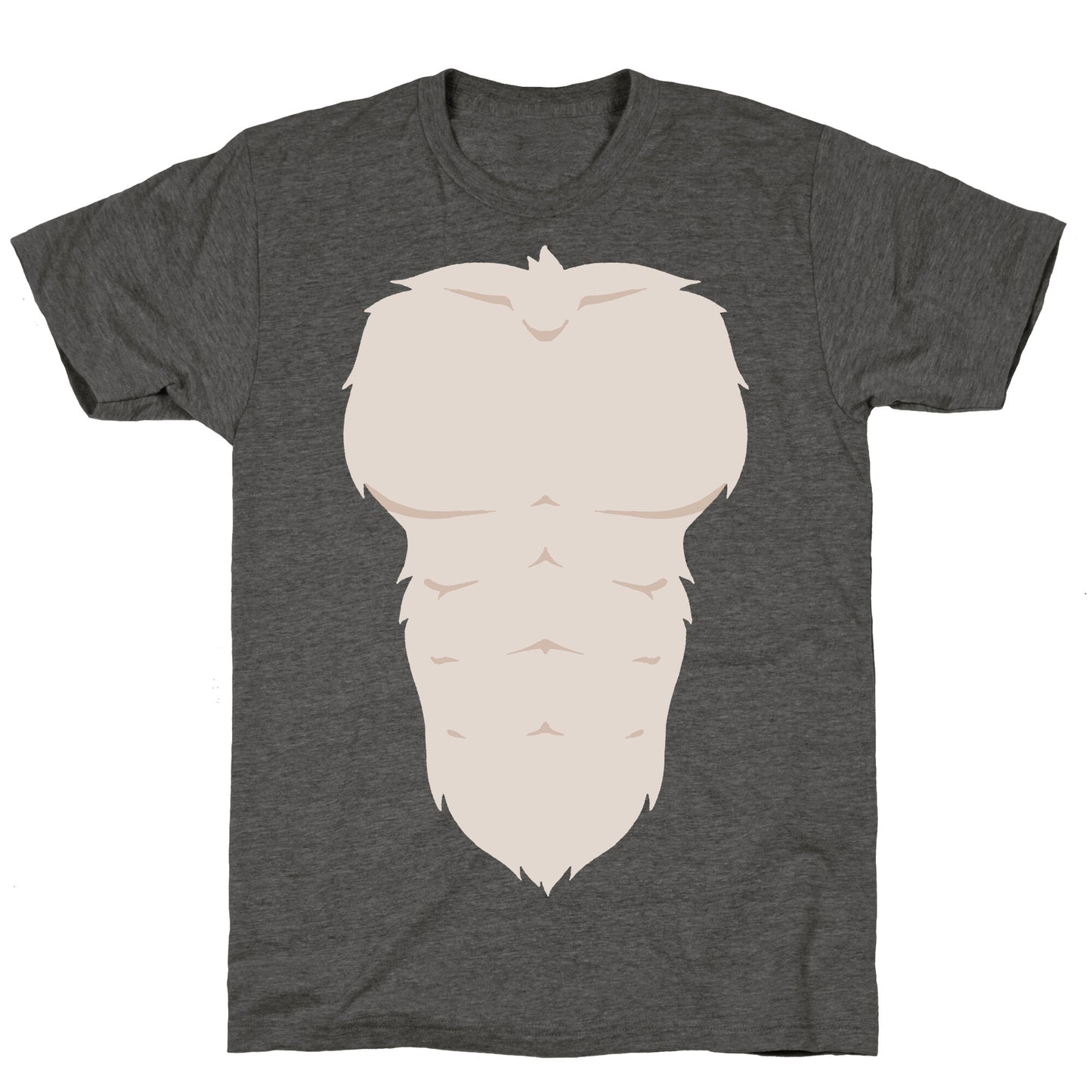 Ripped Furry Chest Unisex Triblend Tee