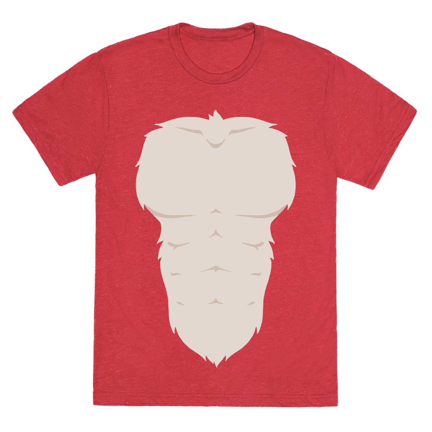 Ripped Furry Chest Unisex Triblend Tee