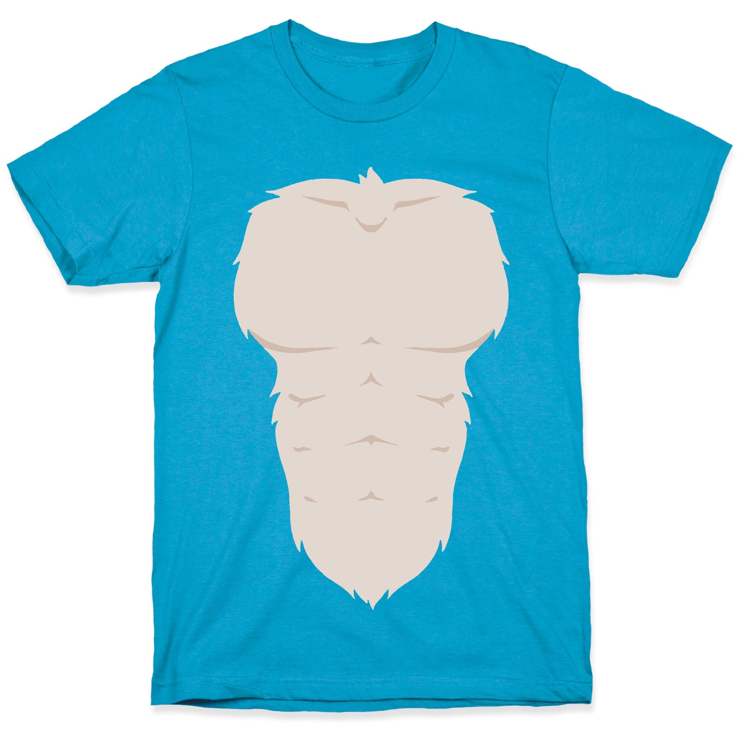 Ripped Furry Chest Unisex Triblend Tee