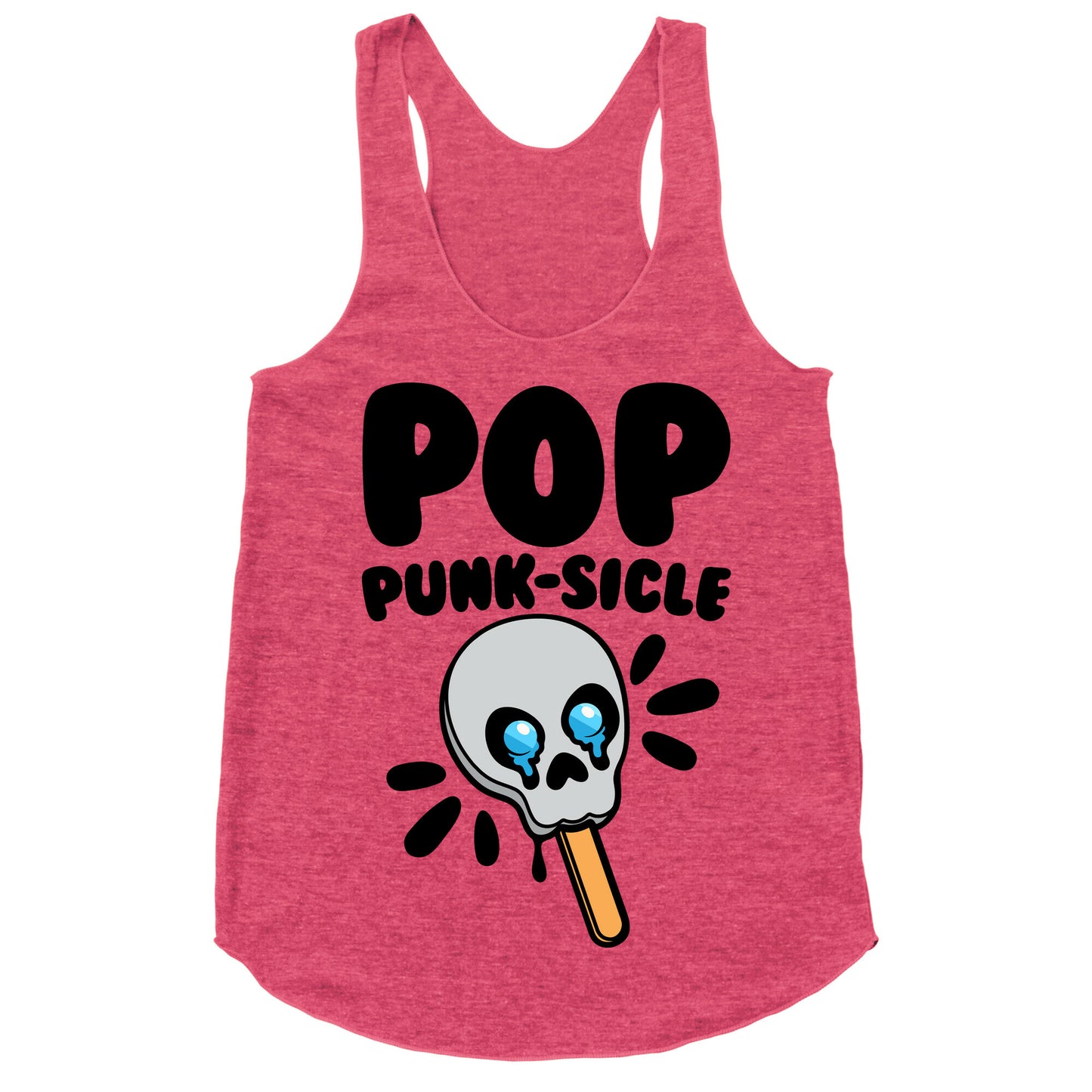 Pop Punk-sicle Parody Racerback Tank