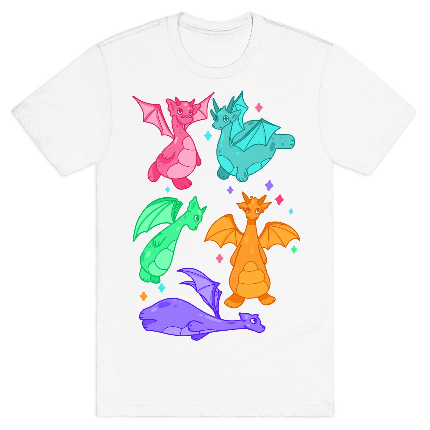 Colorful Dragons T-Shirt