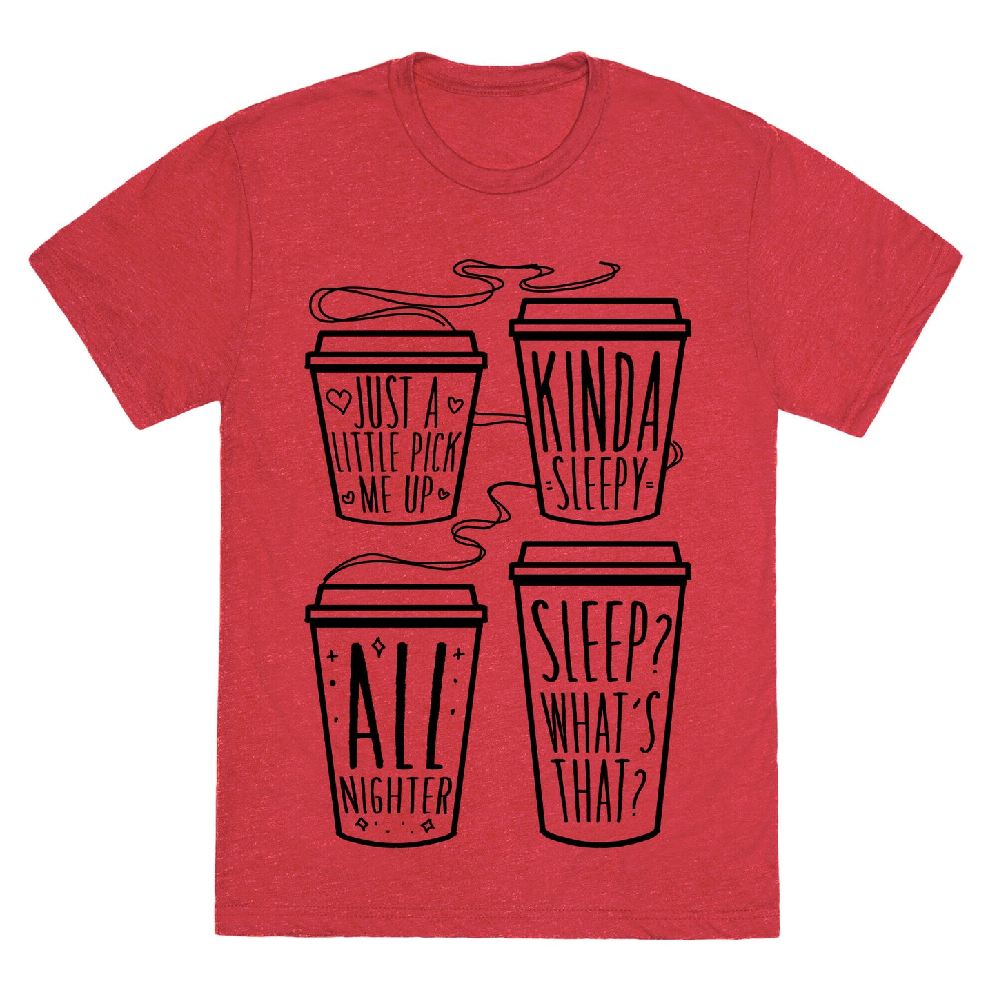 Coffee Sizes For The Restless Unisex Triblend Tee