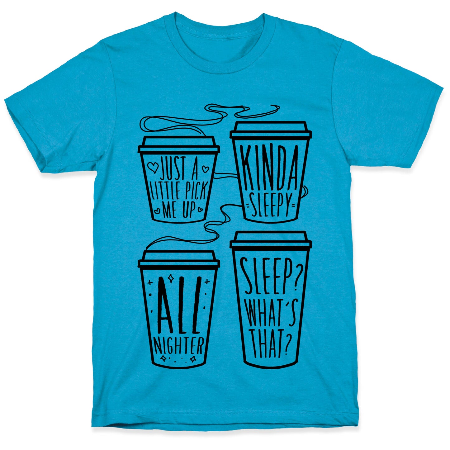 Coffee Sizes For The Restless Unisex Triblend Tee