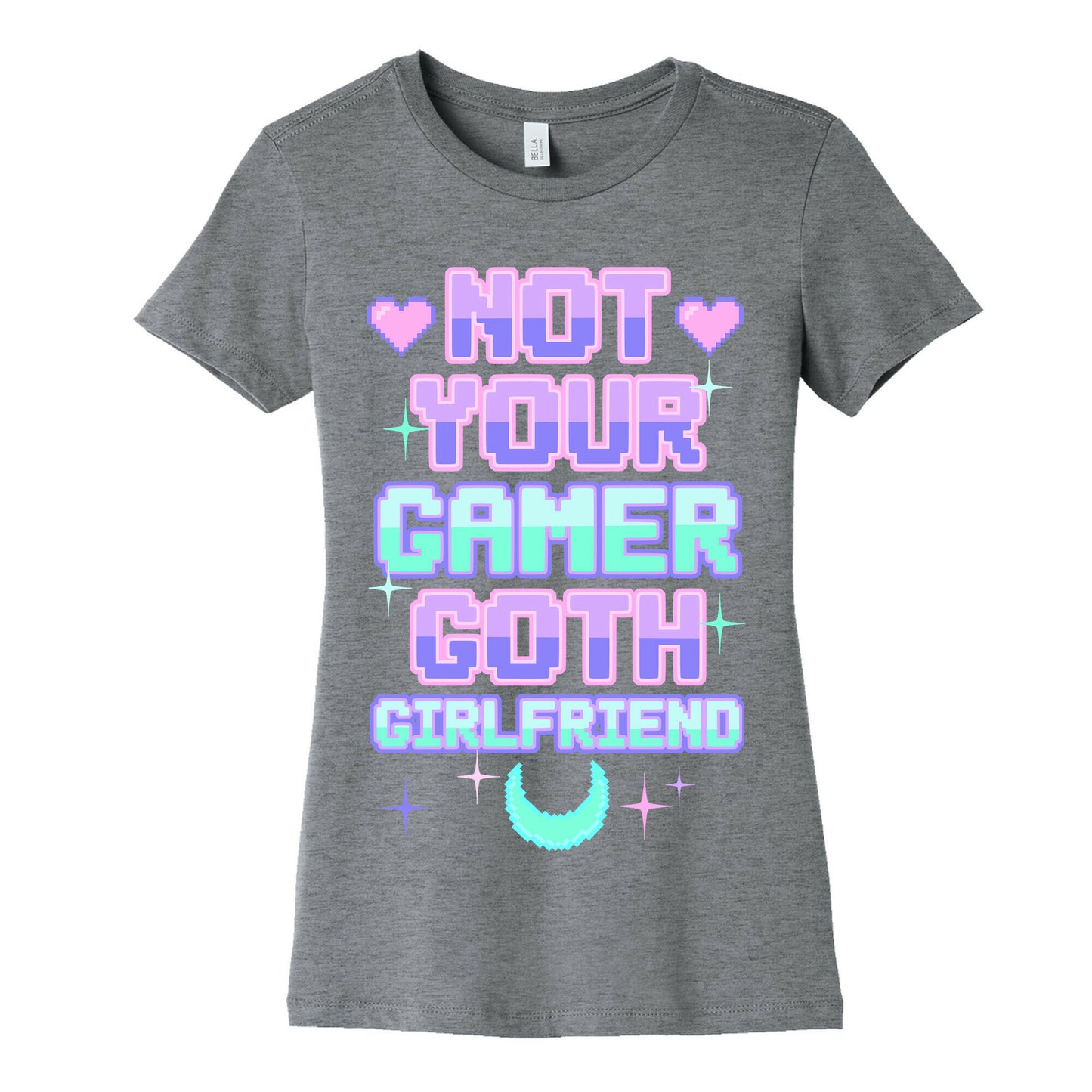 Not Your Gamer Goth Girlfriend Women's Cotton Tee