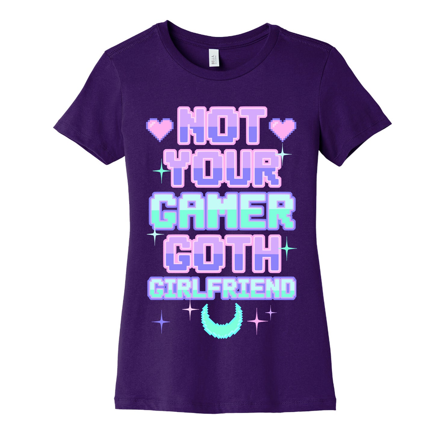 Not Your Gamer Goth Girlfriend Women's Cotton Tee