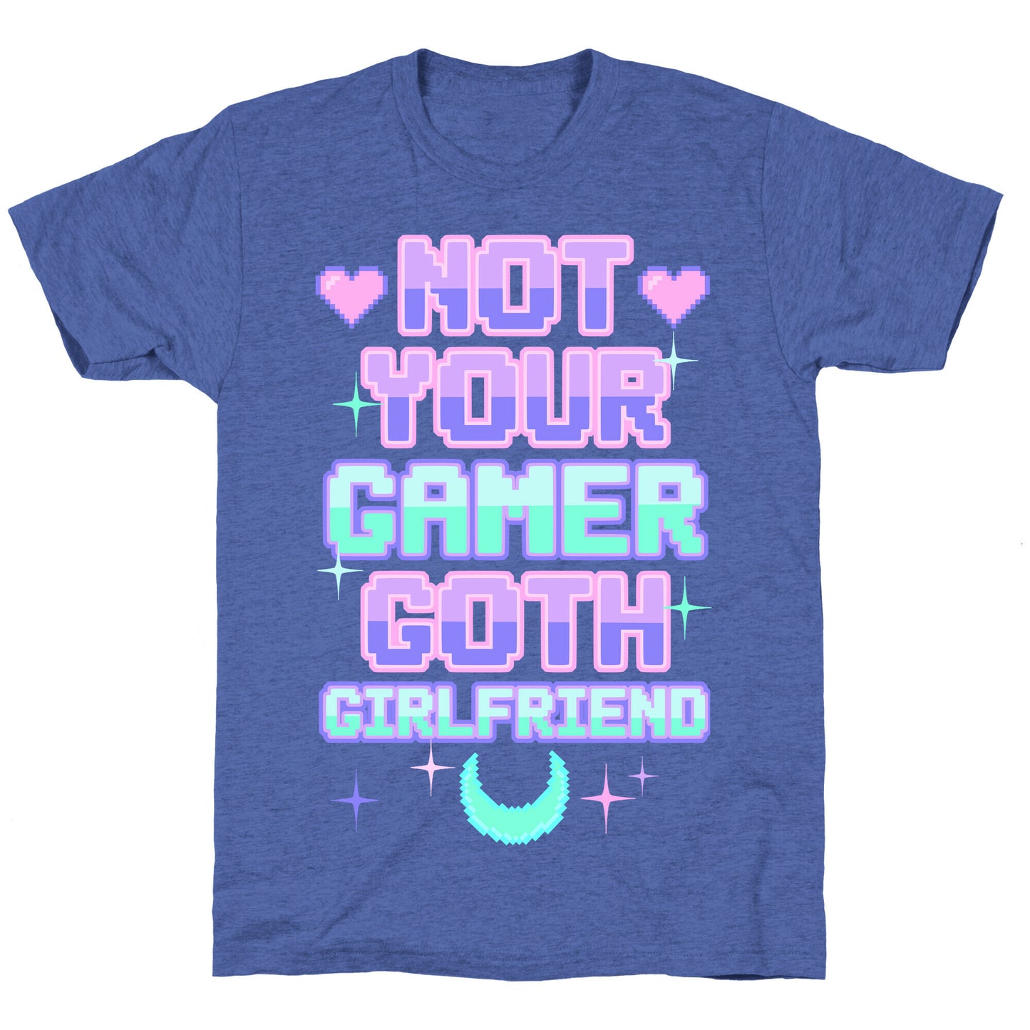 Not Your Gamer Goth Girlfriend Unisex Triblend Tee