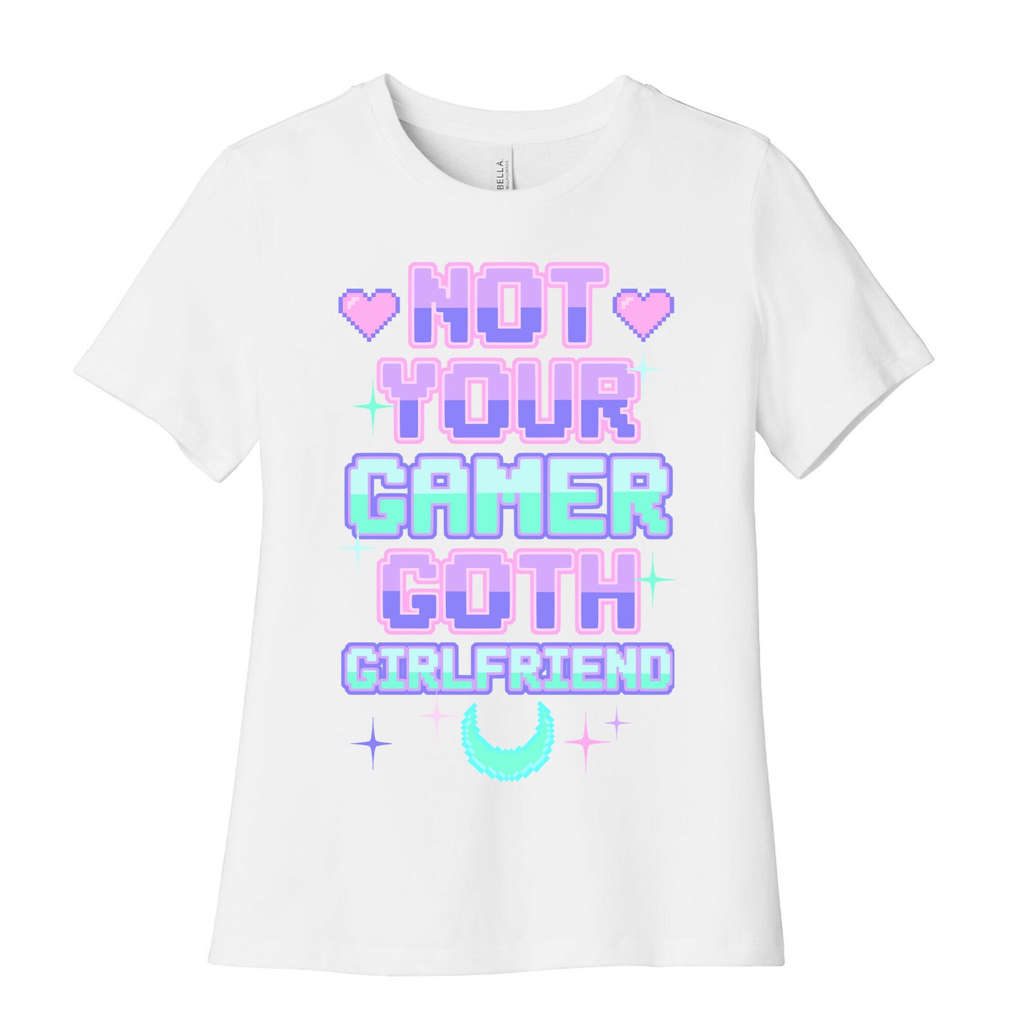 Not Your Gamer Goth Girlfriend Women's Cotton Tee