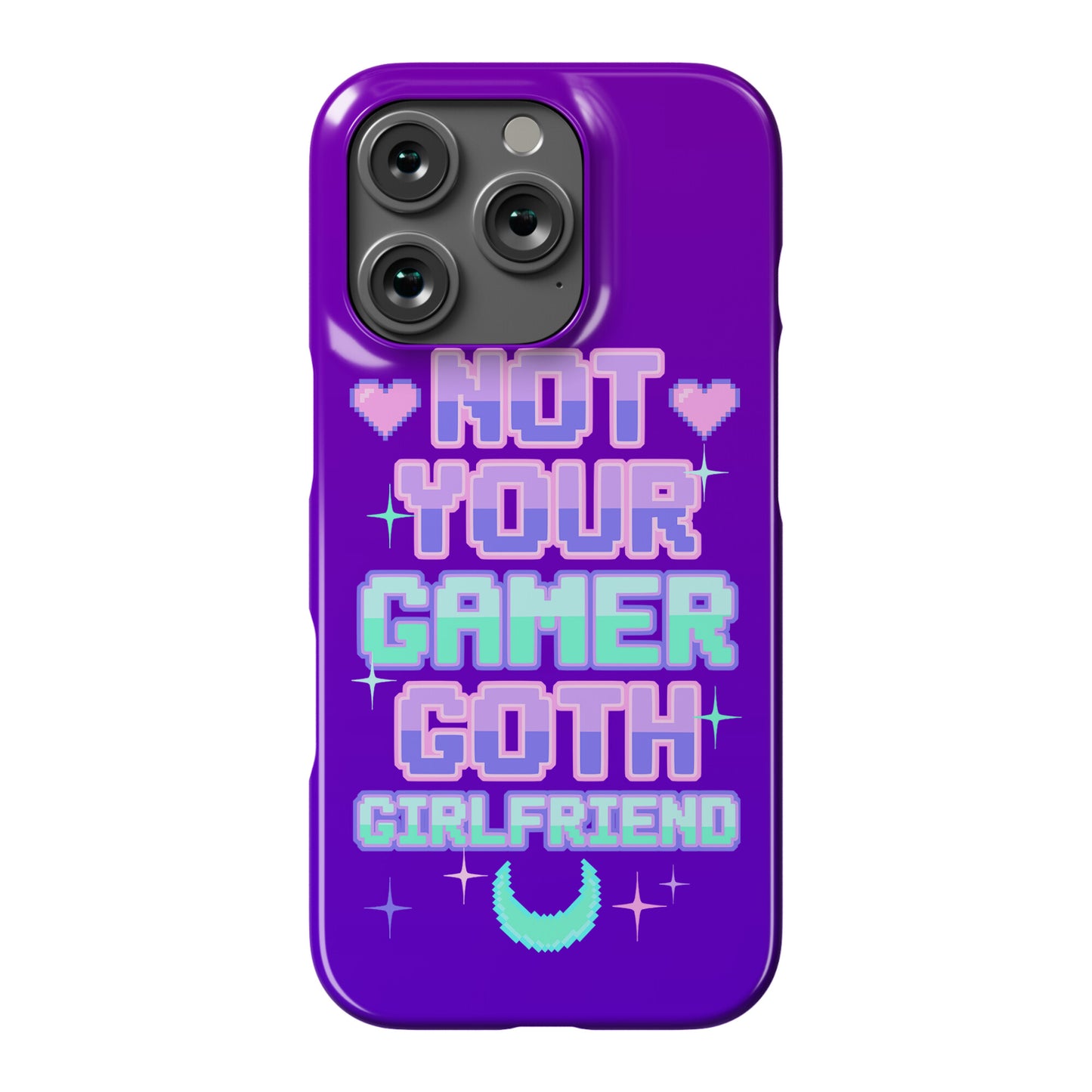 Not Your Gamer Goth Girlfriend Phone Case