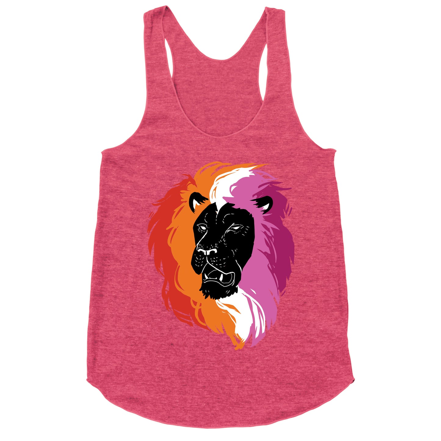 Lesbian Lion Pride Racerback Tank