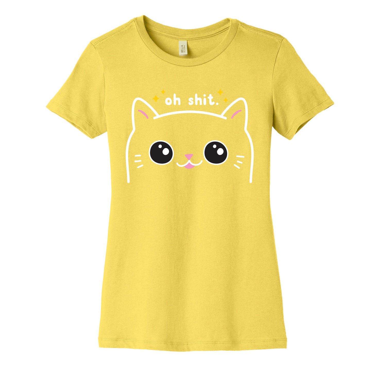 Cuss Cat Oh Shit Women's Cotton Tee