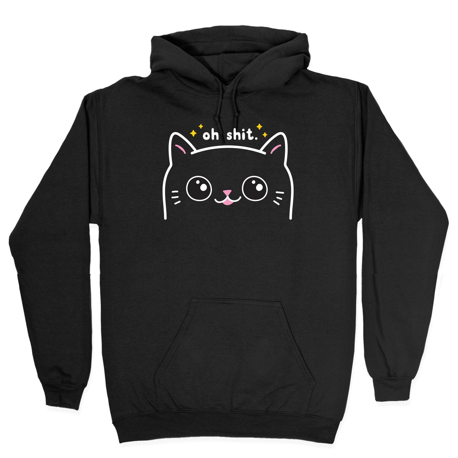 Cuss Cat Oh Shit Hoodie