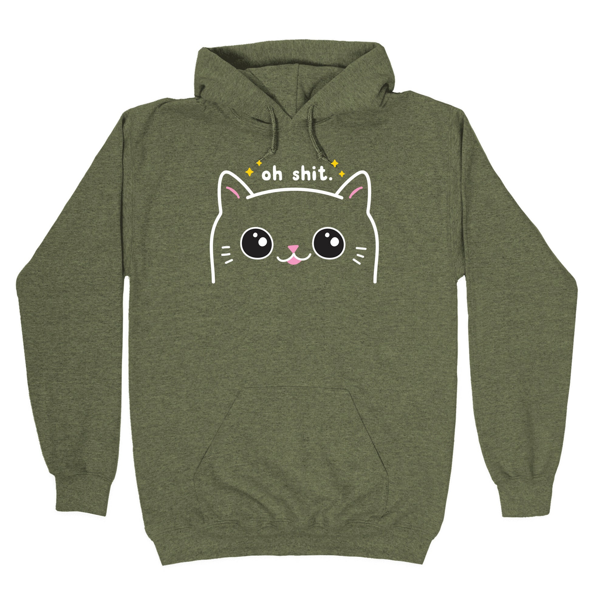 Cuss Cat Oh Shit Hoodie