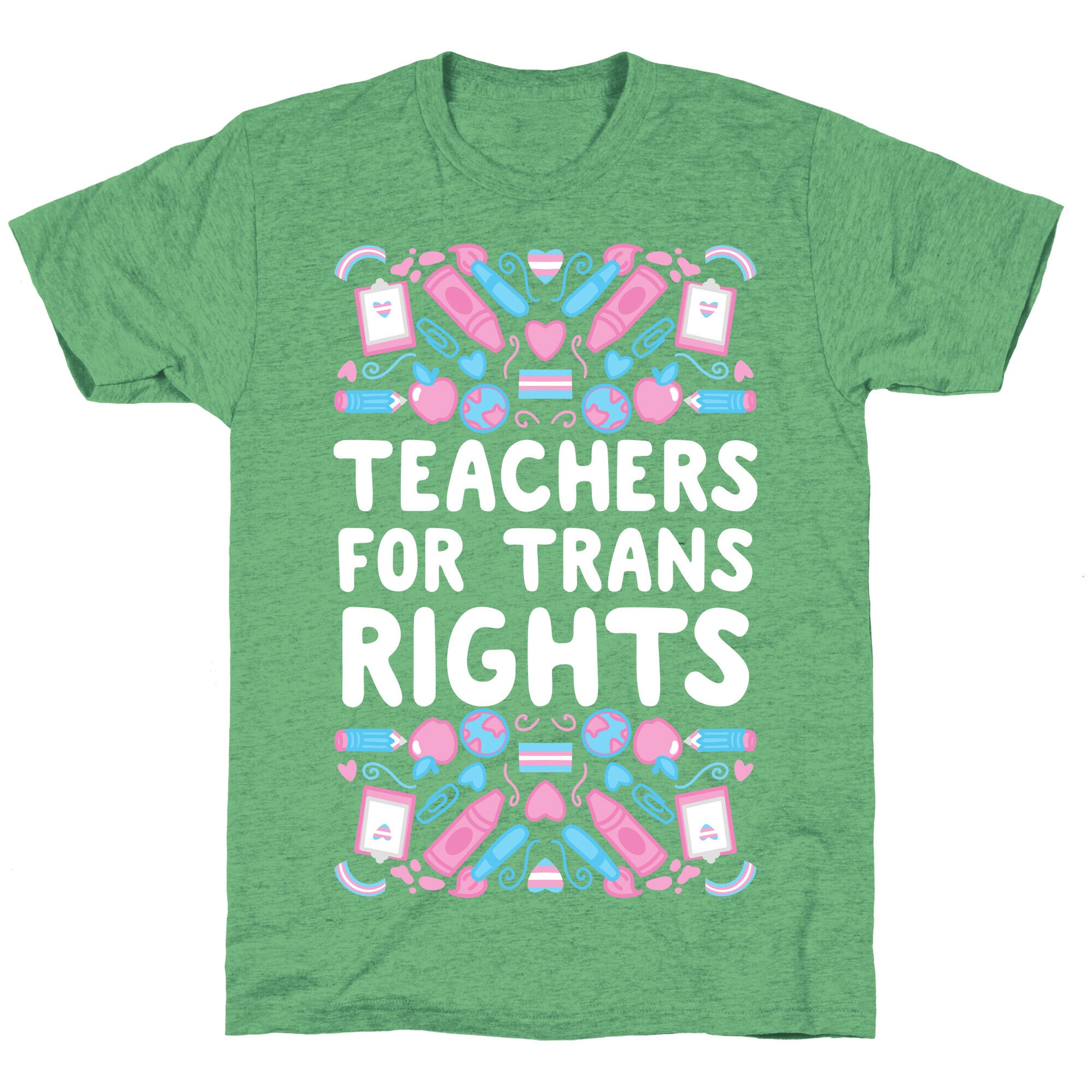 Teachers For Trans Rights Unisex Triblend Tee