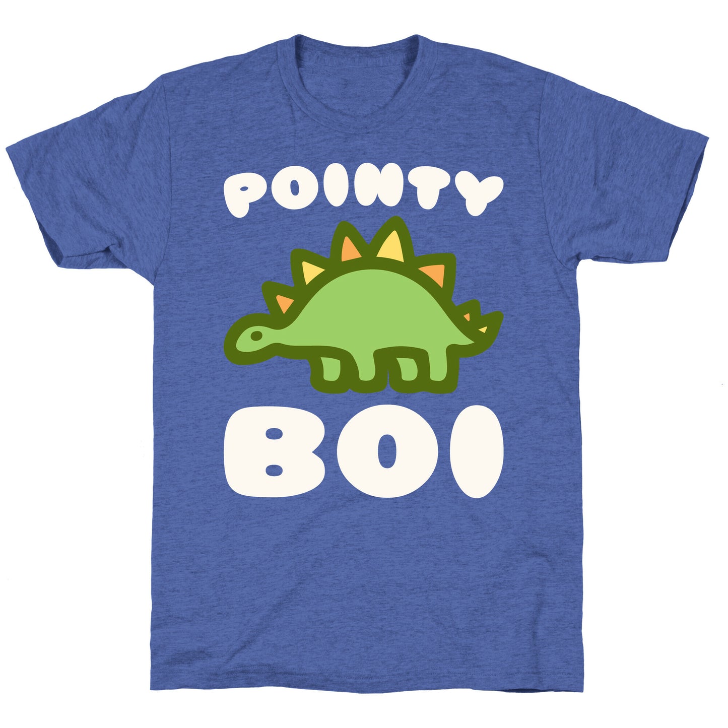 Pointy Boi Stegosaurus Unisex Triblend Tee