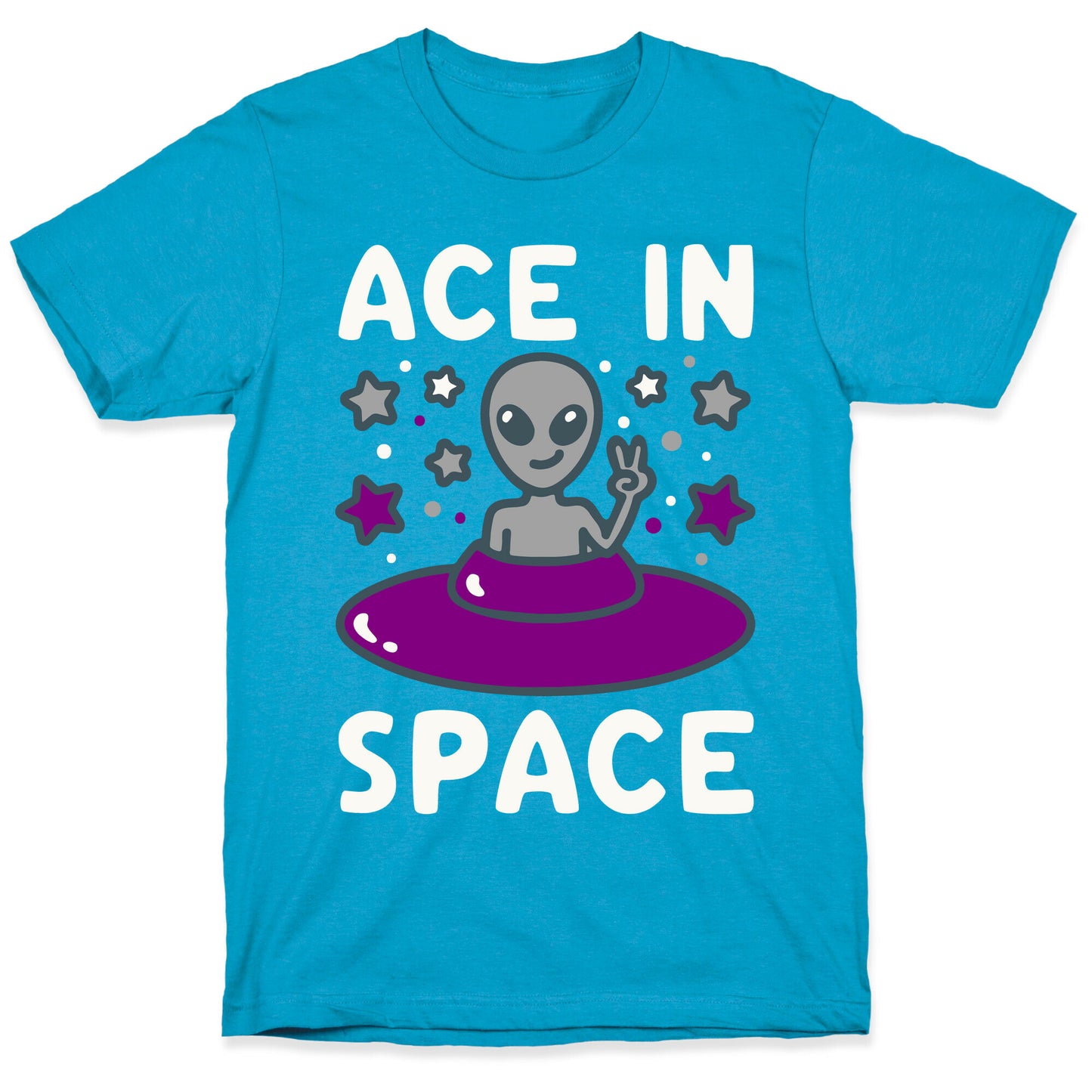 Ace In Space Alien Parody Unisex Triblend Tee