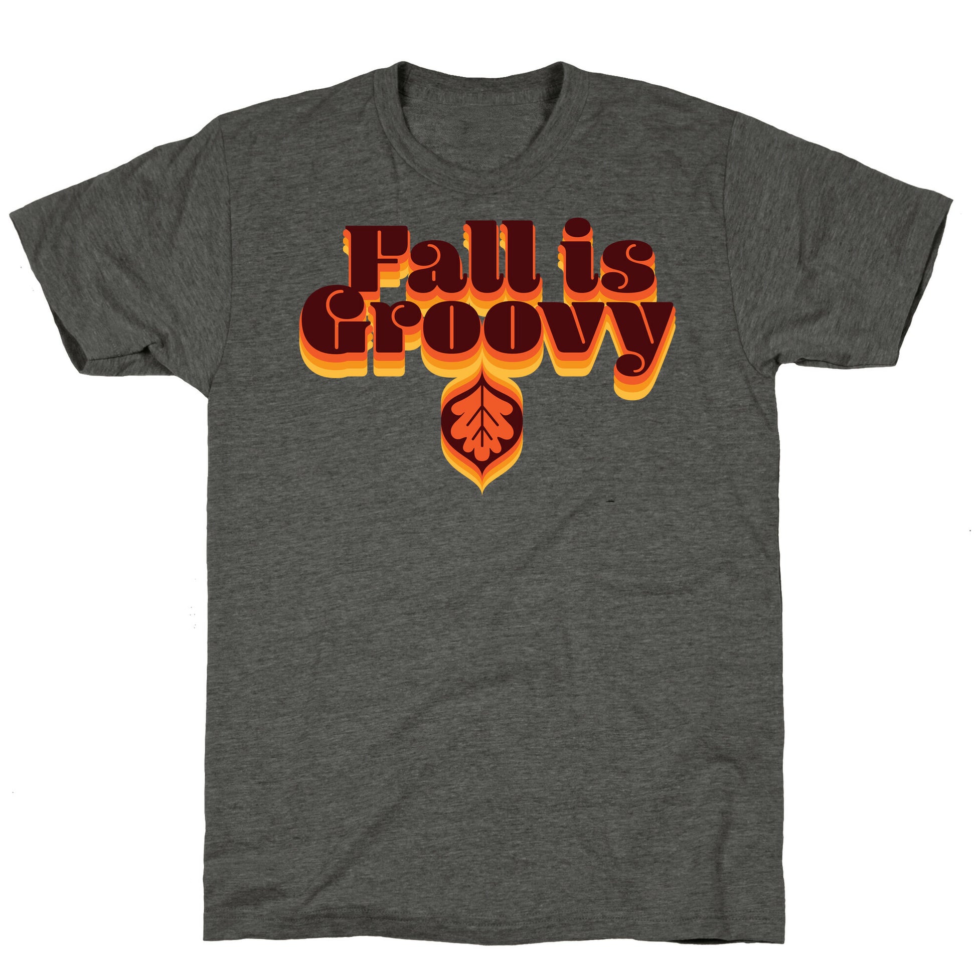 Fall Is Groovy Unisex Triblend Tee