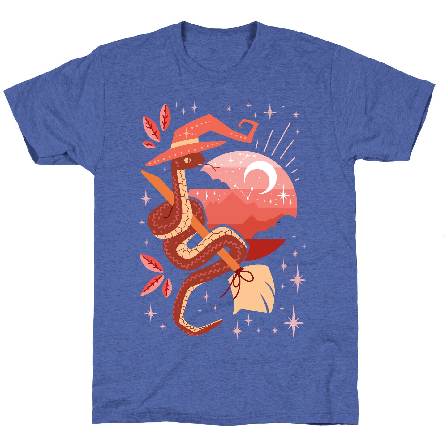 Midcentury Modern Witch Snake Unisex Triblend Tee