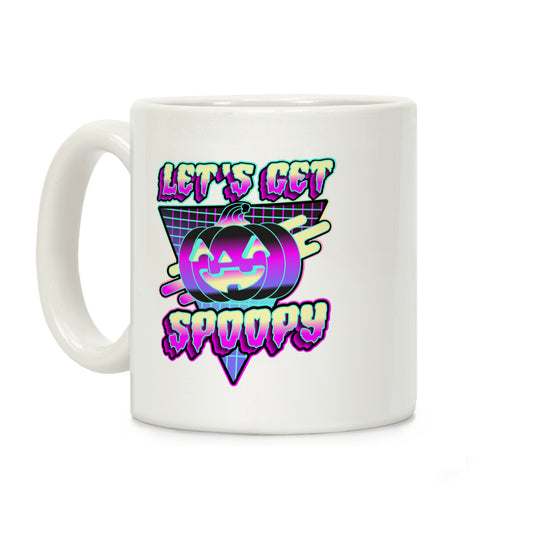Retrowave Let's Get Spoopy Coffee Mug