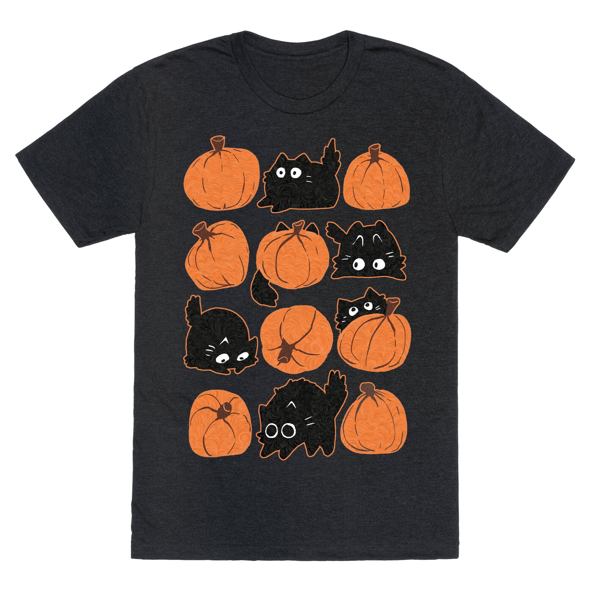 Pumpkin Cats Unisex Triblend Tee