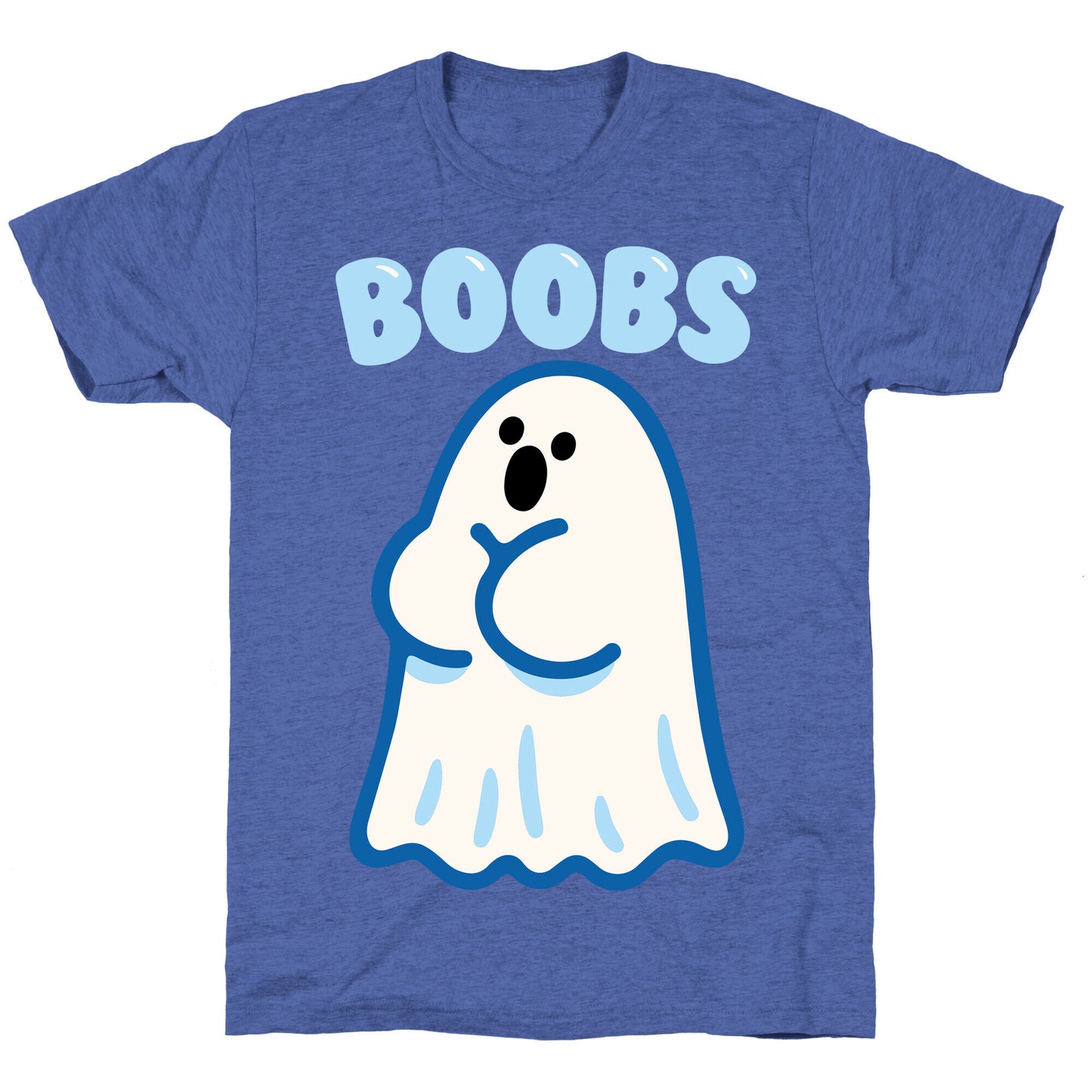 Boobs Ghost Unisex Triblend Tee