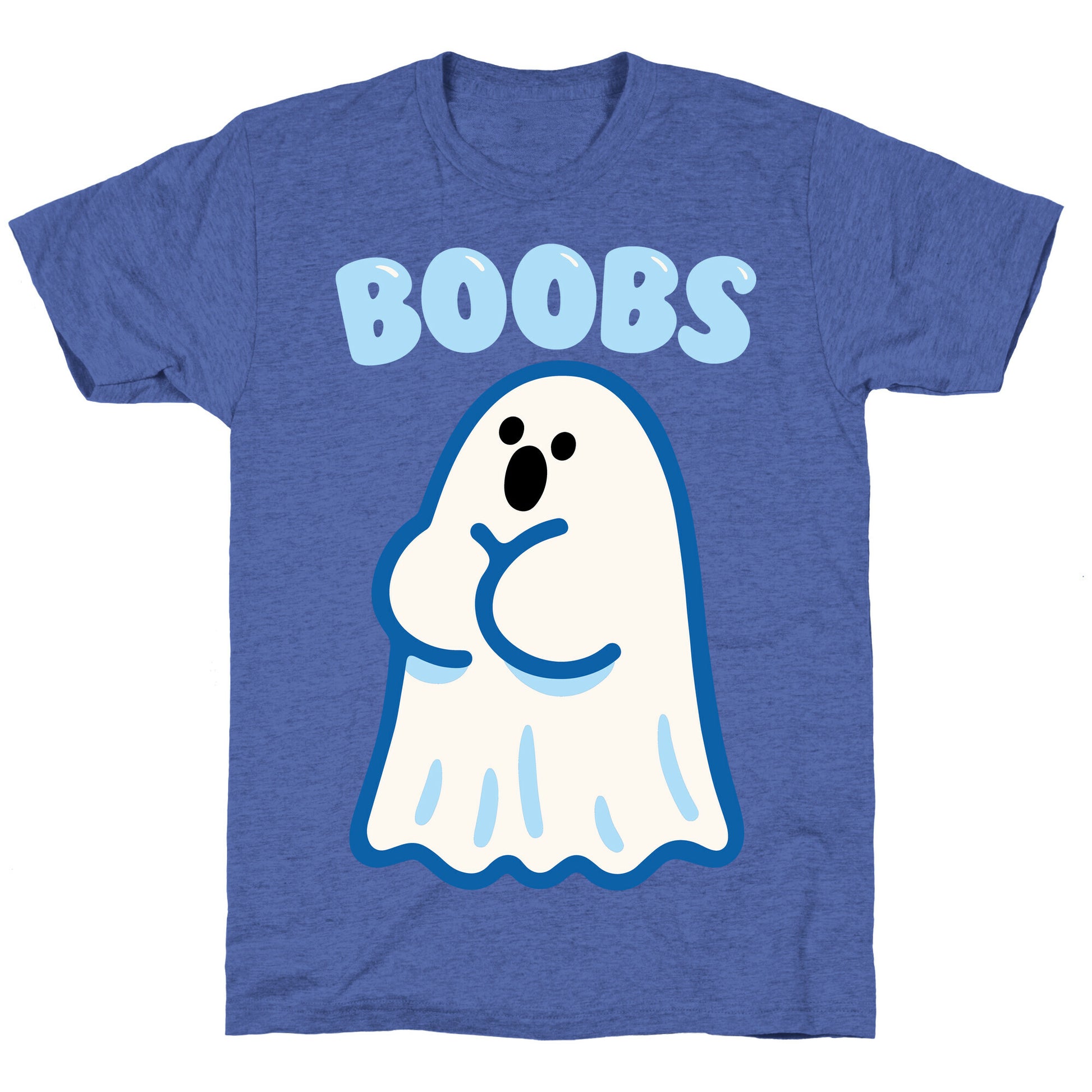 Boobs Ghost Unisex Triblend Tee