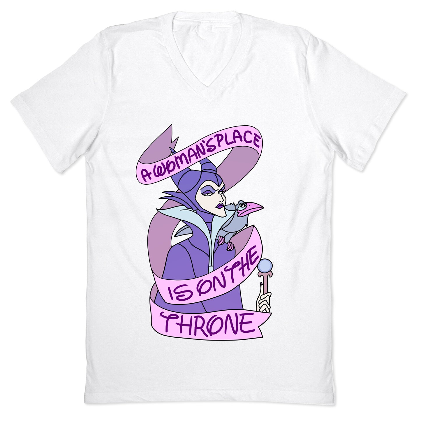 A Woman's Place Is On The Throne V-Neck
