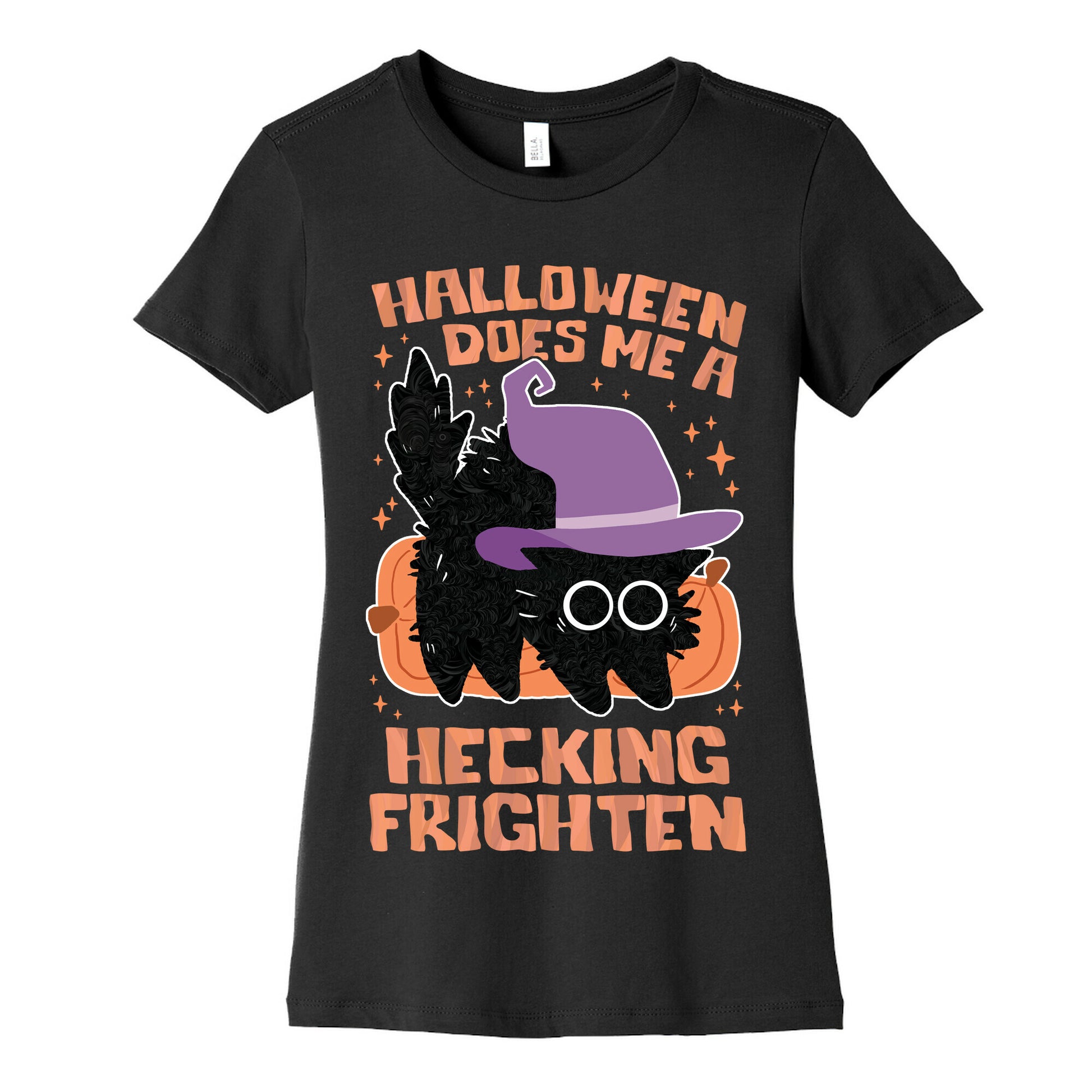Halloween Does Me A Hecking Frighten Women's Cotton Tee
