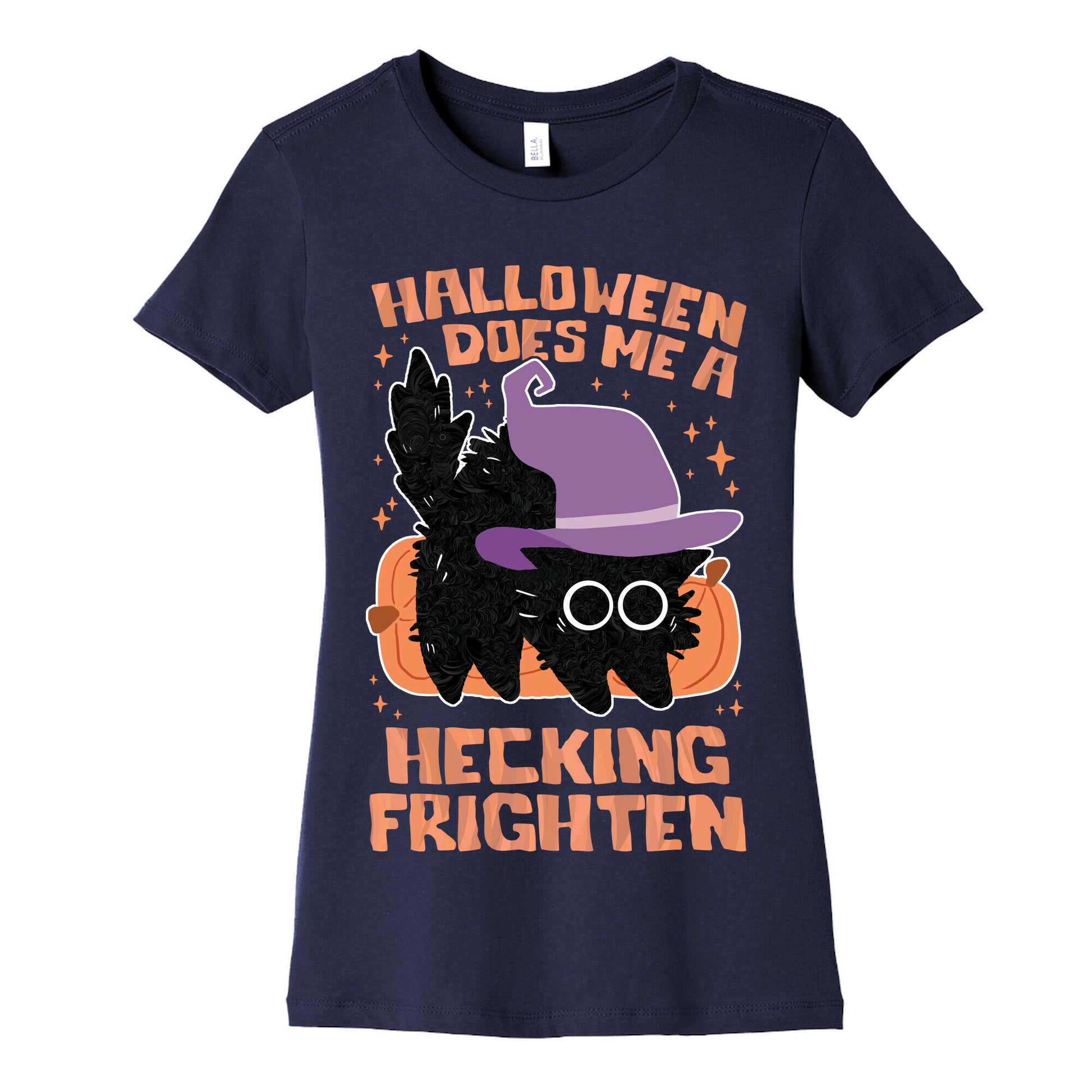 Halloween Does Me A Hecking Frighten Women's Cotton Tee