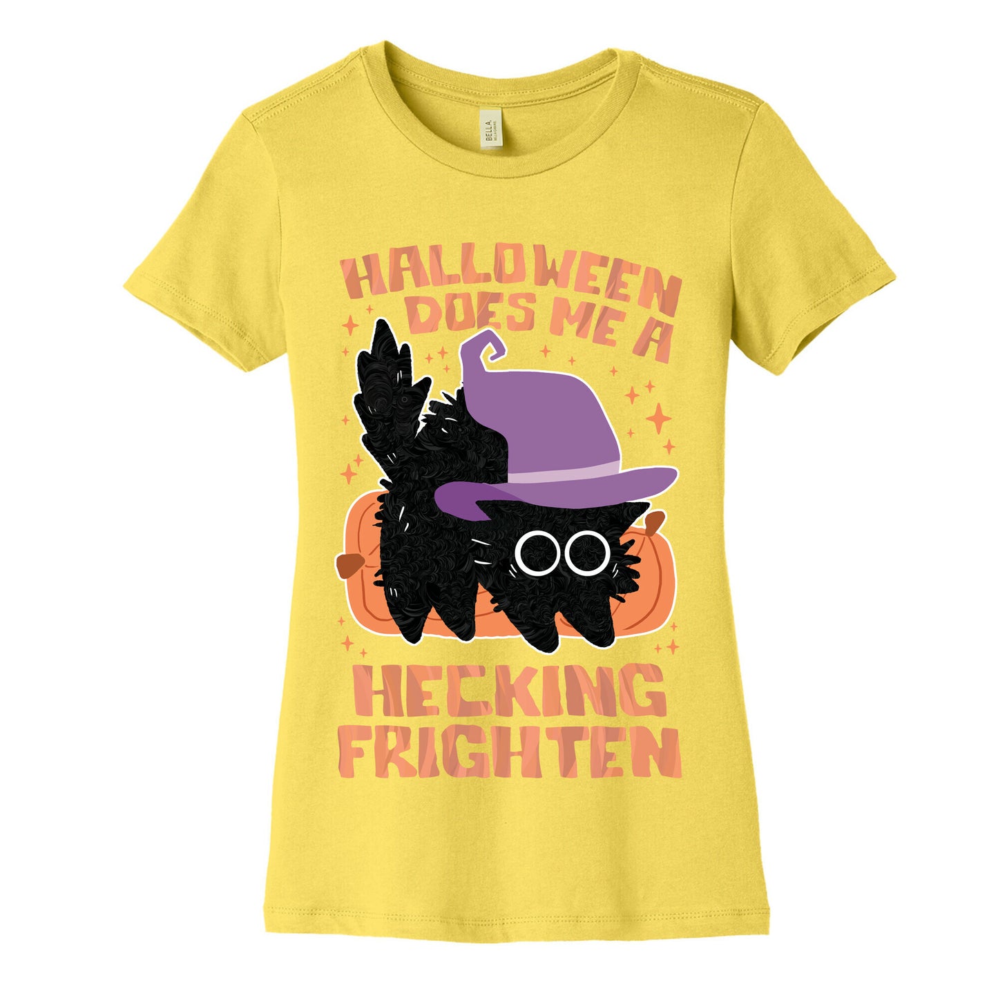 Halloween Does Me A Hecking Frighten Women's Cotton Tee