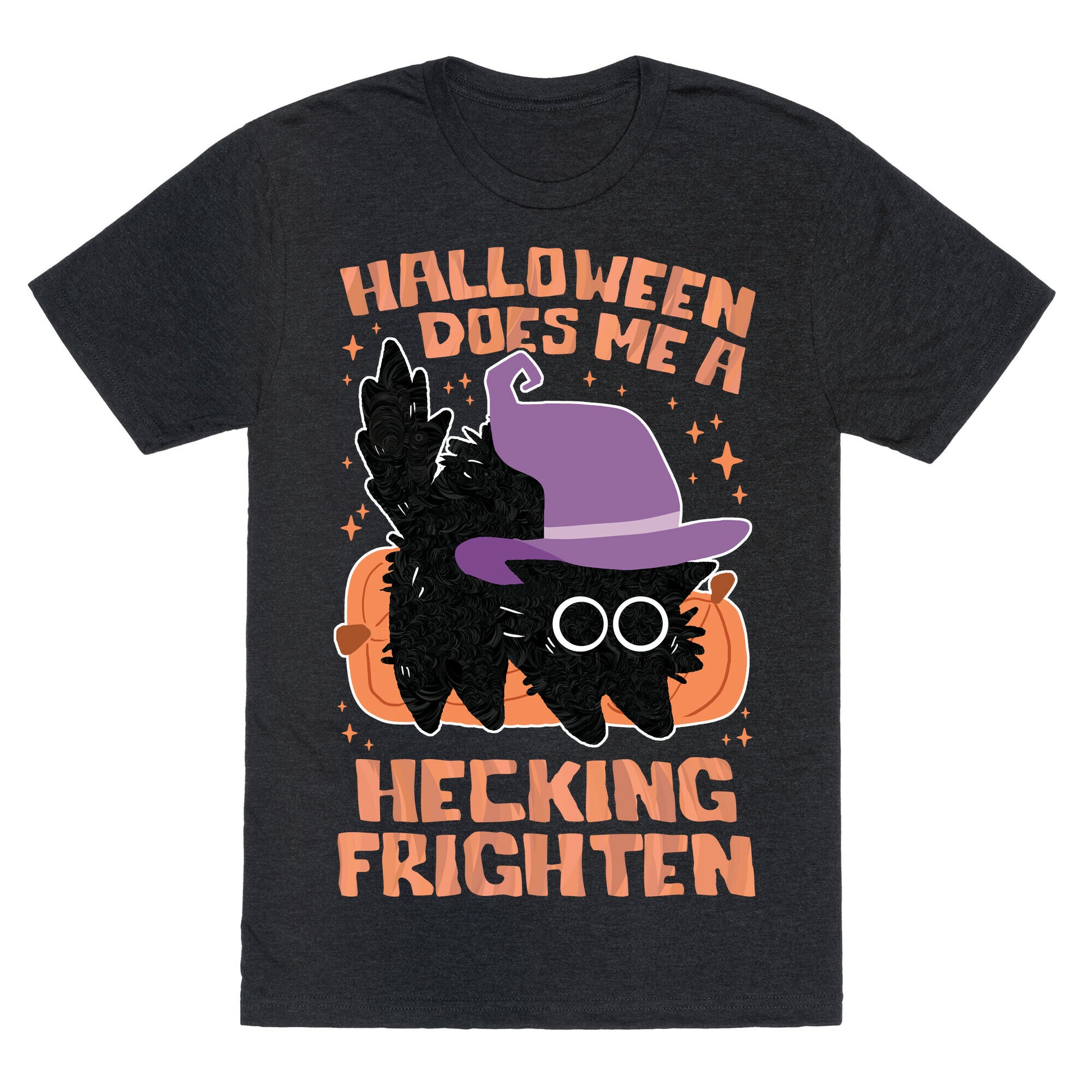 Halloween Does Me A Hecking Frighten Unisex Triblend Tee