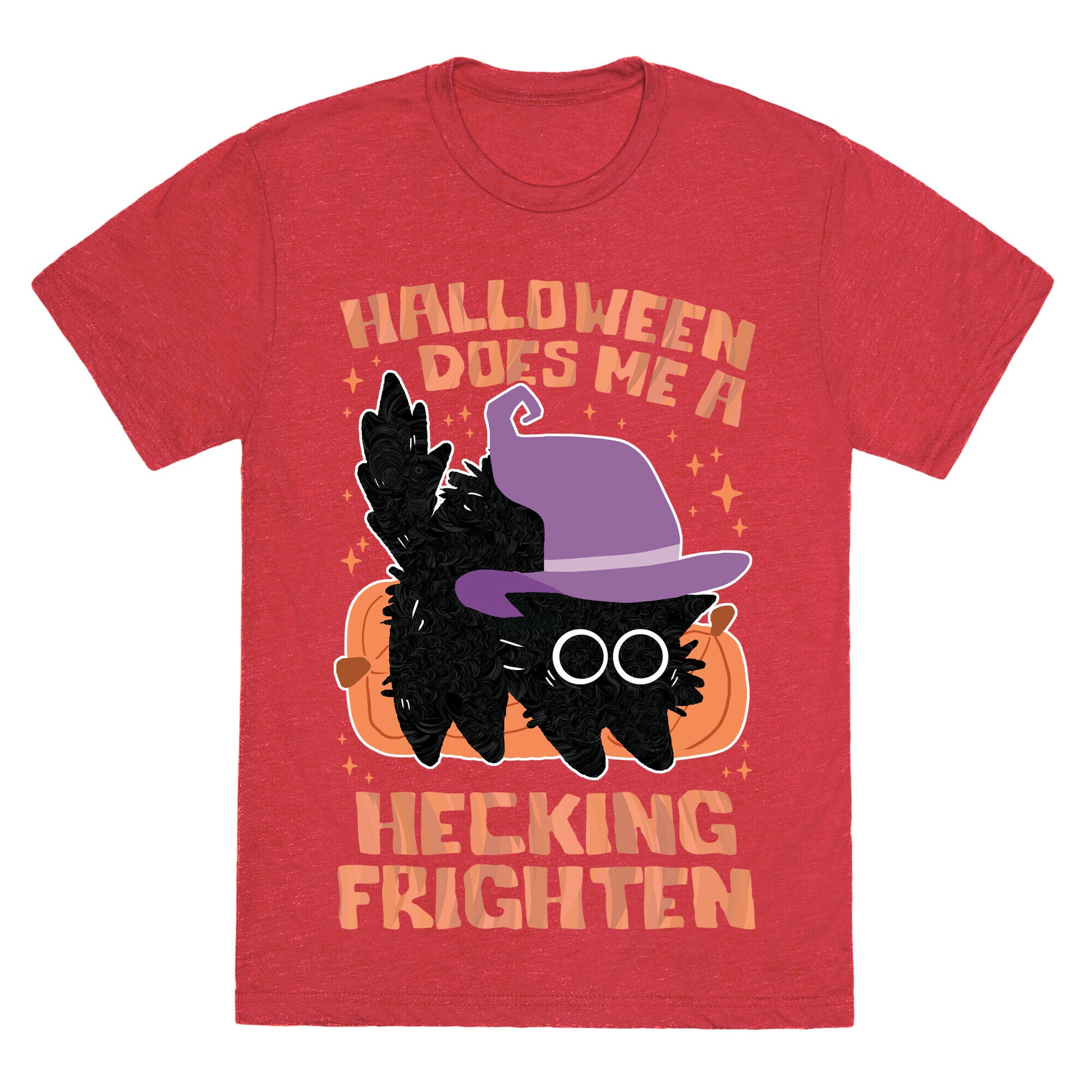 Halloween Does Me A Hecking Frighten Unisex Triblend Tee