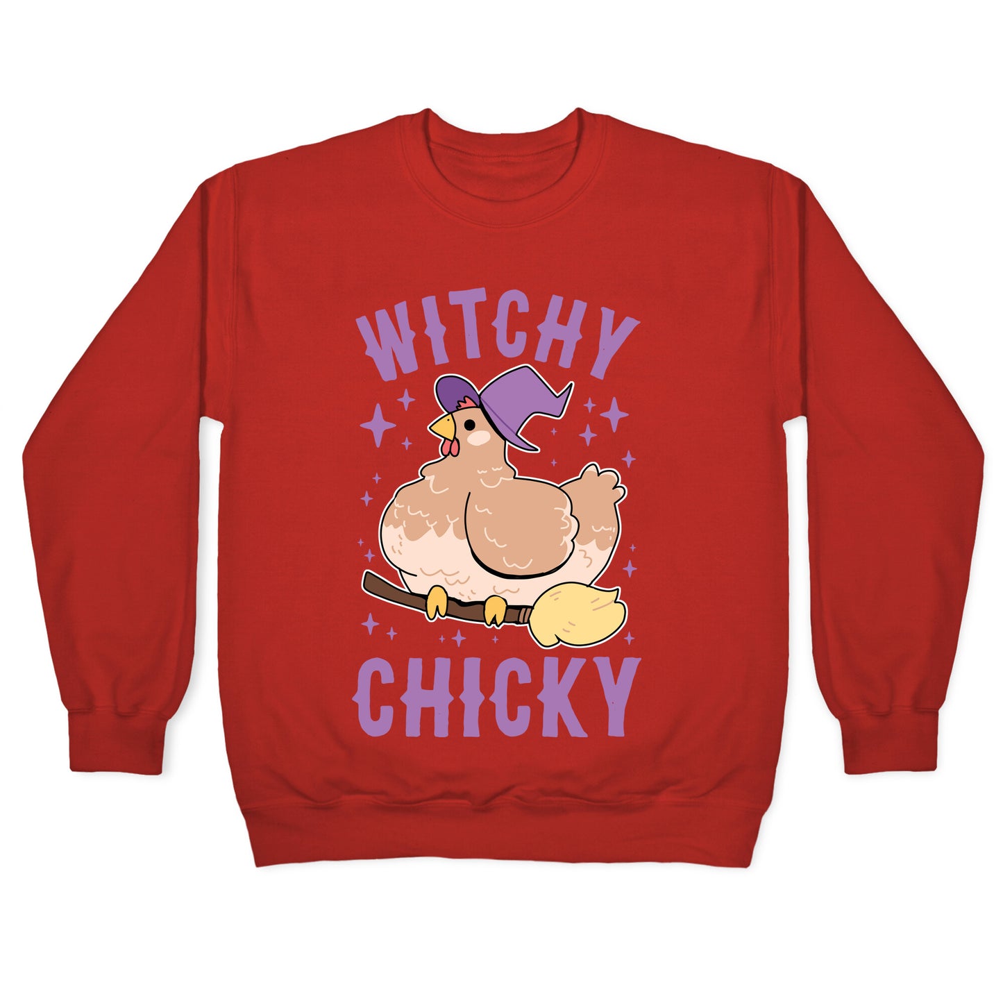 Witchy Chicky Crewneck Sweatshirt