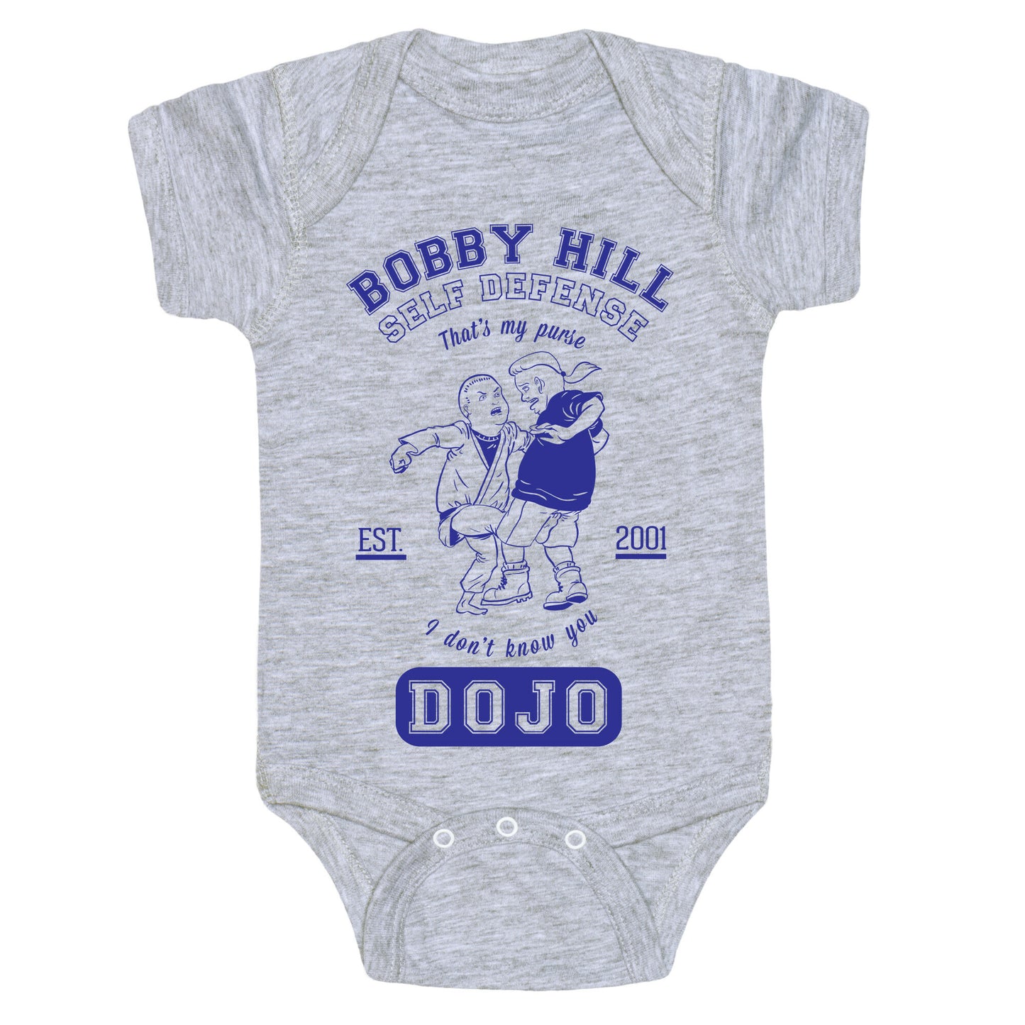 Bobby Hill Self Defense Dojo Baby One Piece