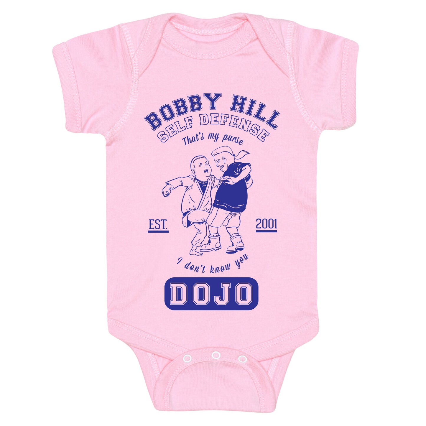 Bobby Hill Self Defense Dojo Baby One Piece