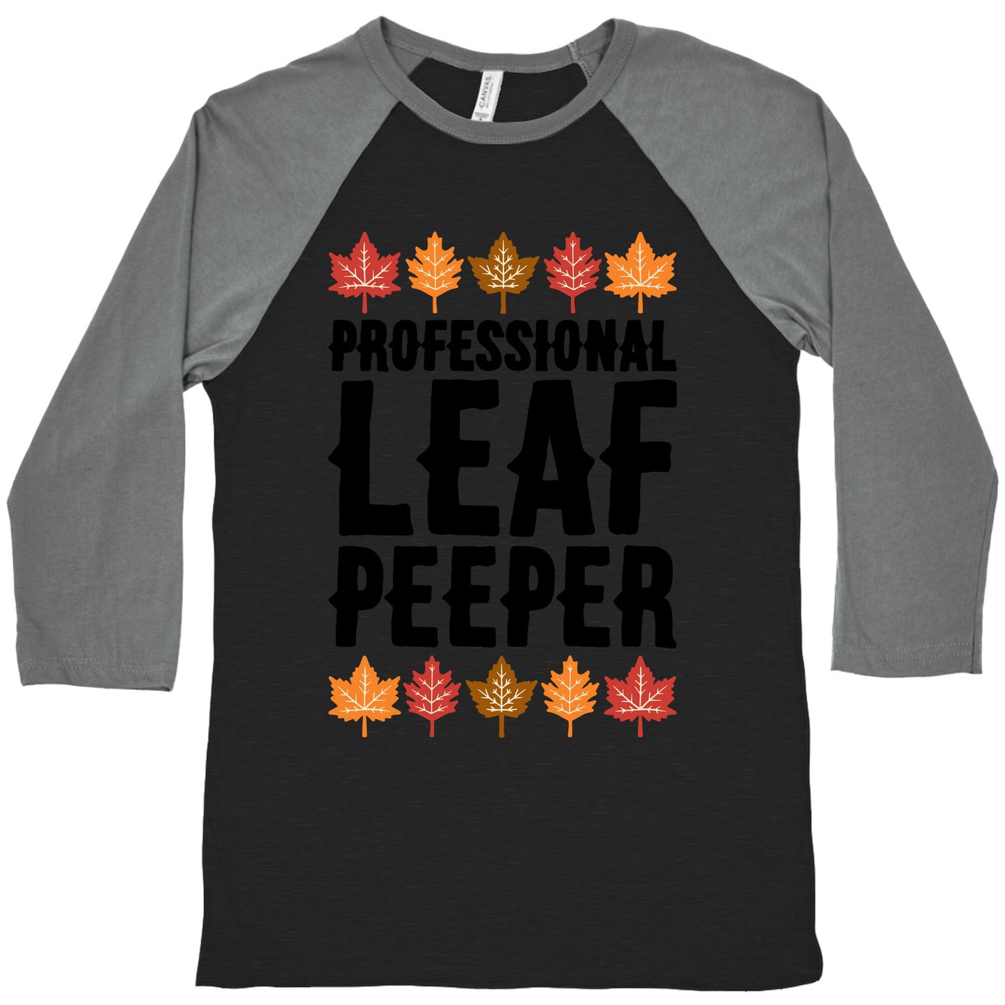 Professional Leaf Peeper Baseball Tee