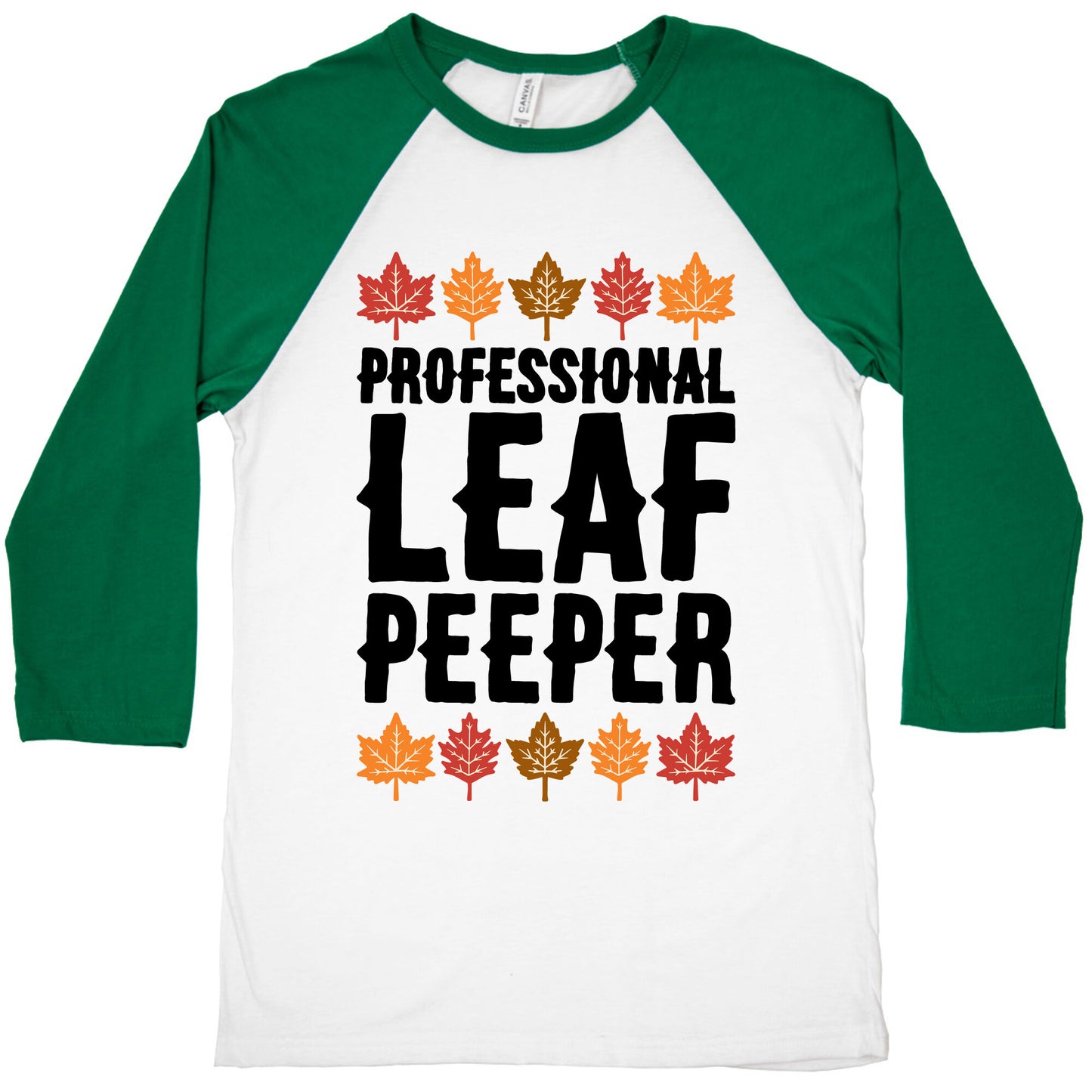 Professional Leaf Peeper Baseball Tee