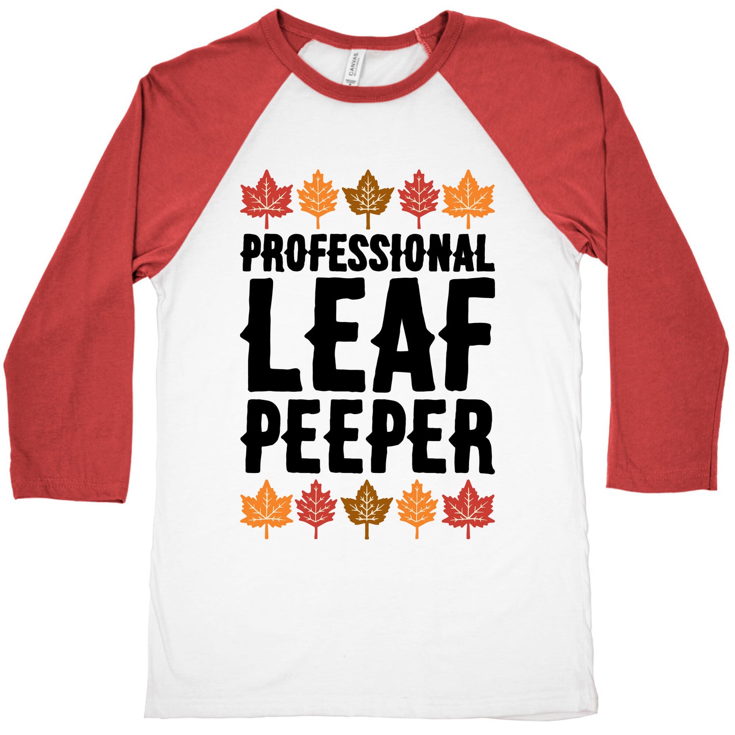 Professional Leaf Peeper Baseball Tee
