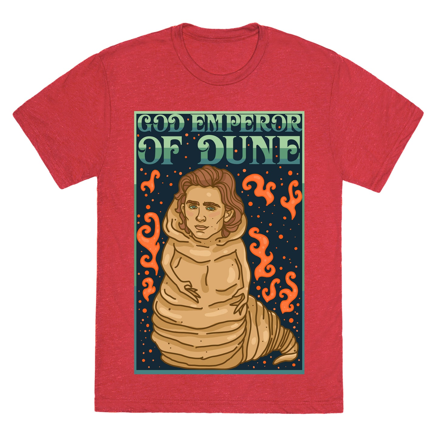 God Emperor Of Dune Timothée Chalamet Unisex Triblend Tee