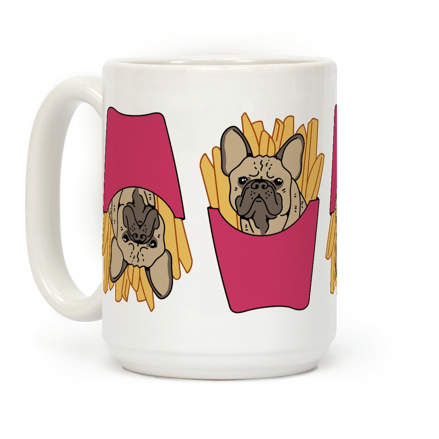 French Fry French Bulldog Coffee Mug