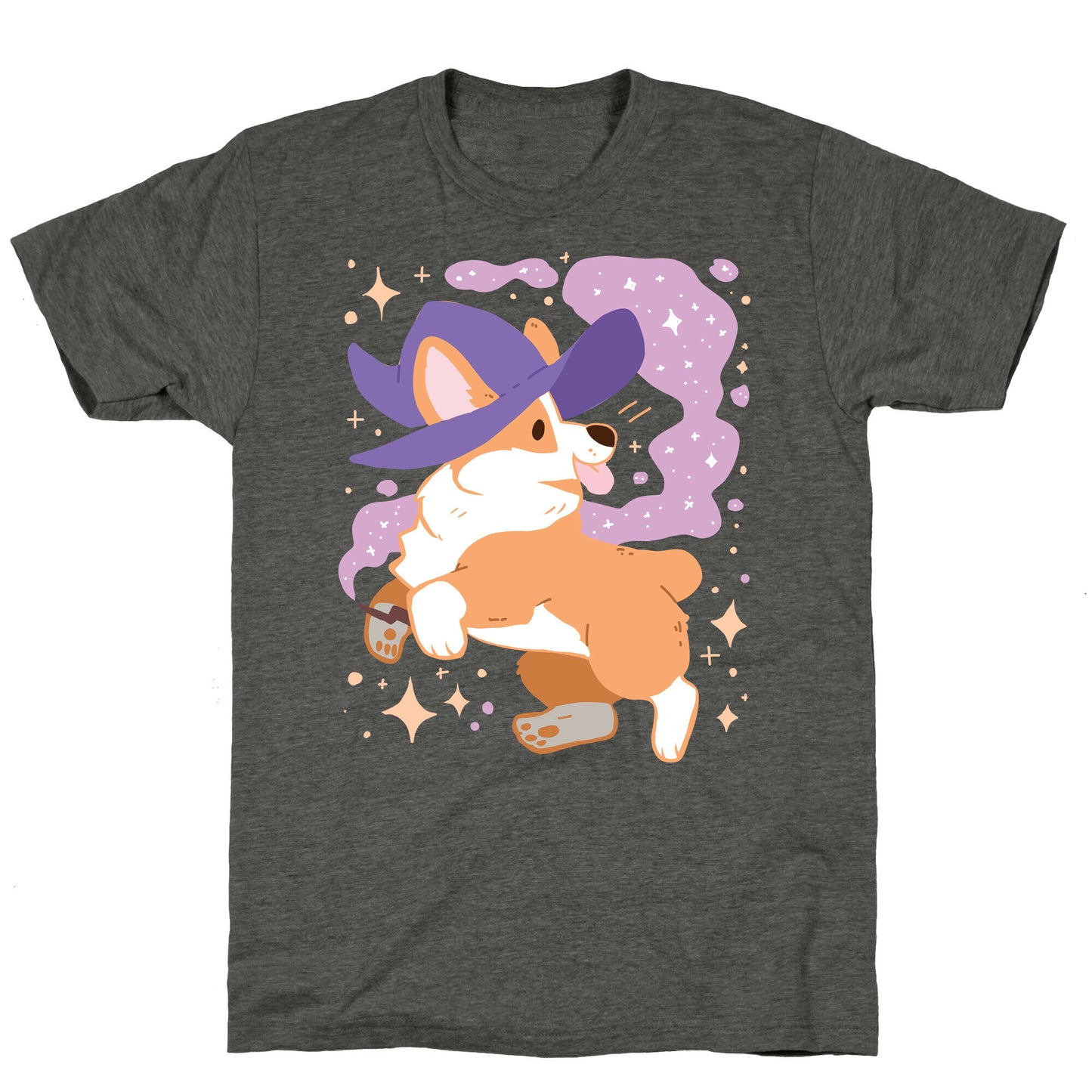 Witch Corgi Unisex Triblend Tee