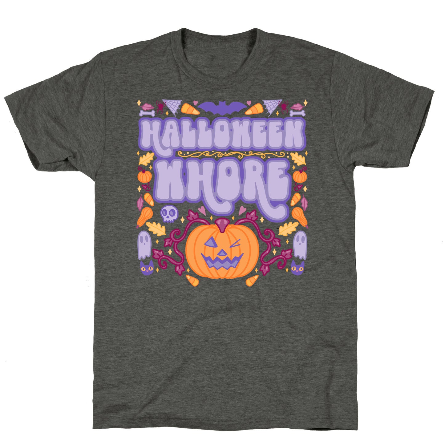 Halloween Whore Unisex Triblend Tee
