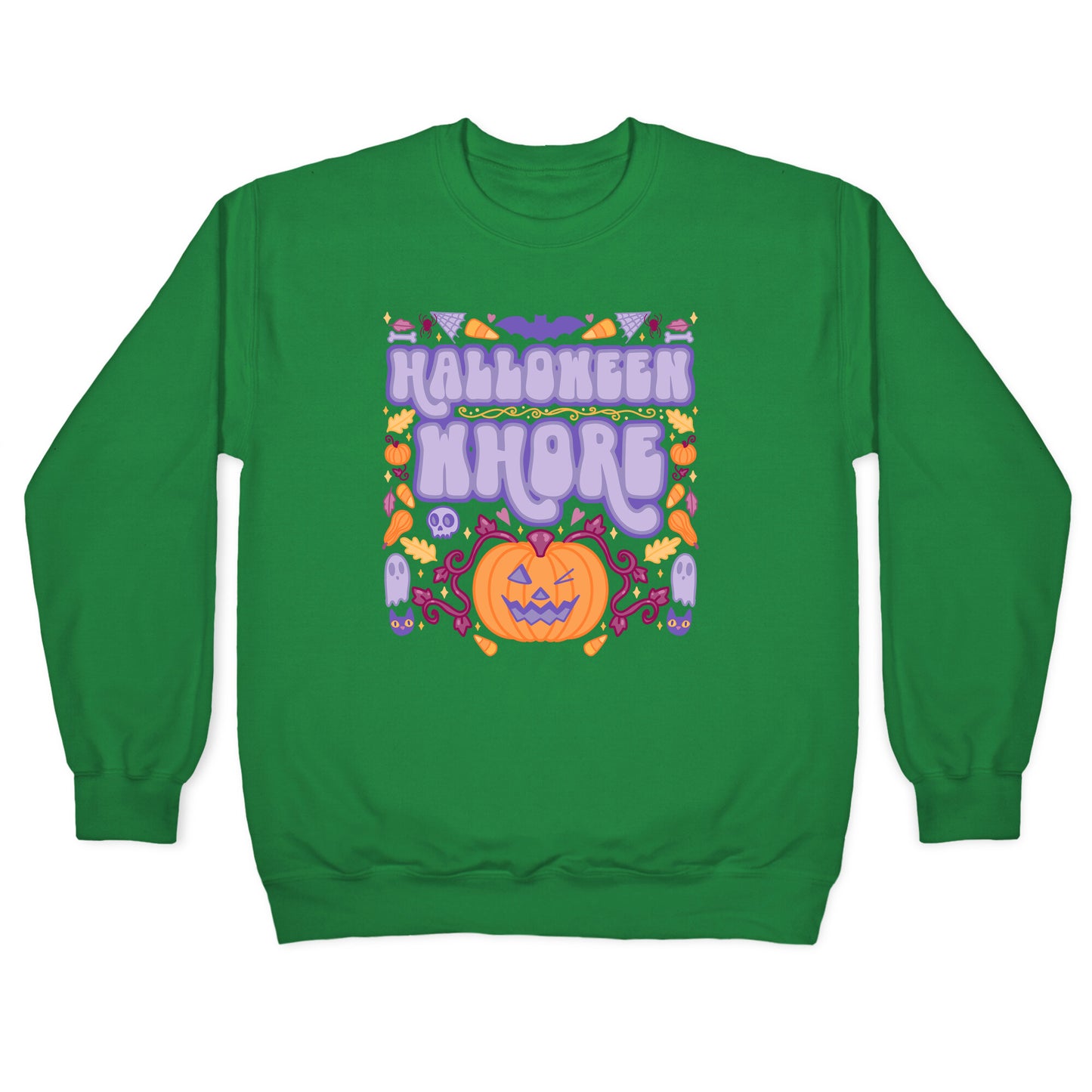 Halloween Whore Crewneck Sweatshirt